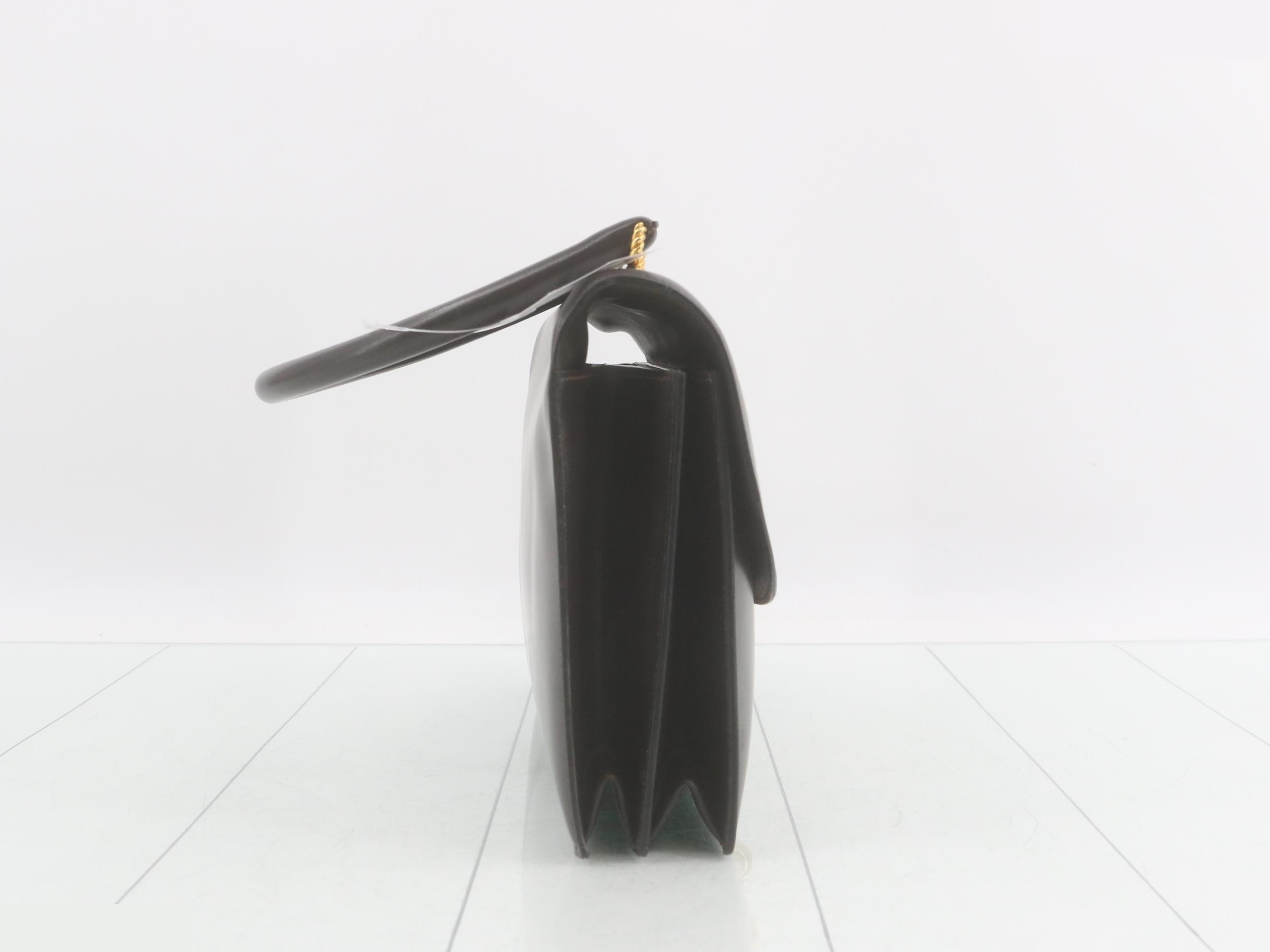 Cordurière Box Calf Dark Brown Gold Hardware C — view 4