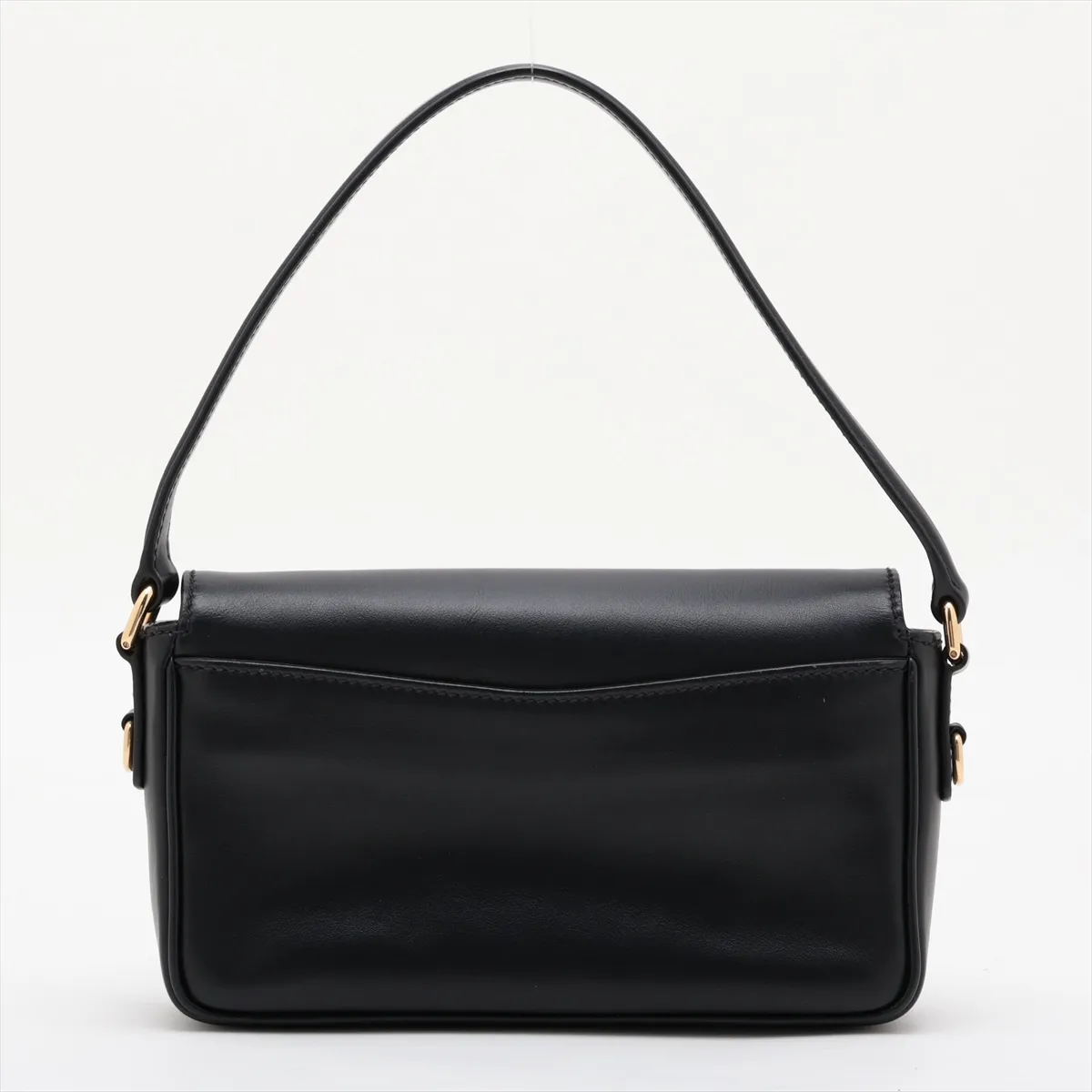 Penny 5BD270 Leather 2-Way Shoulder Bag, Black — view 2