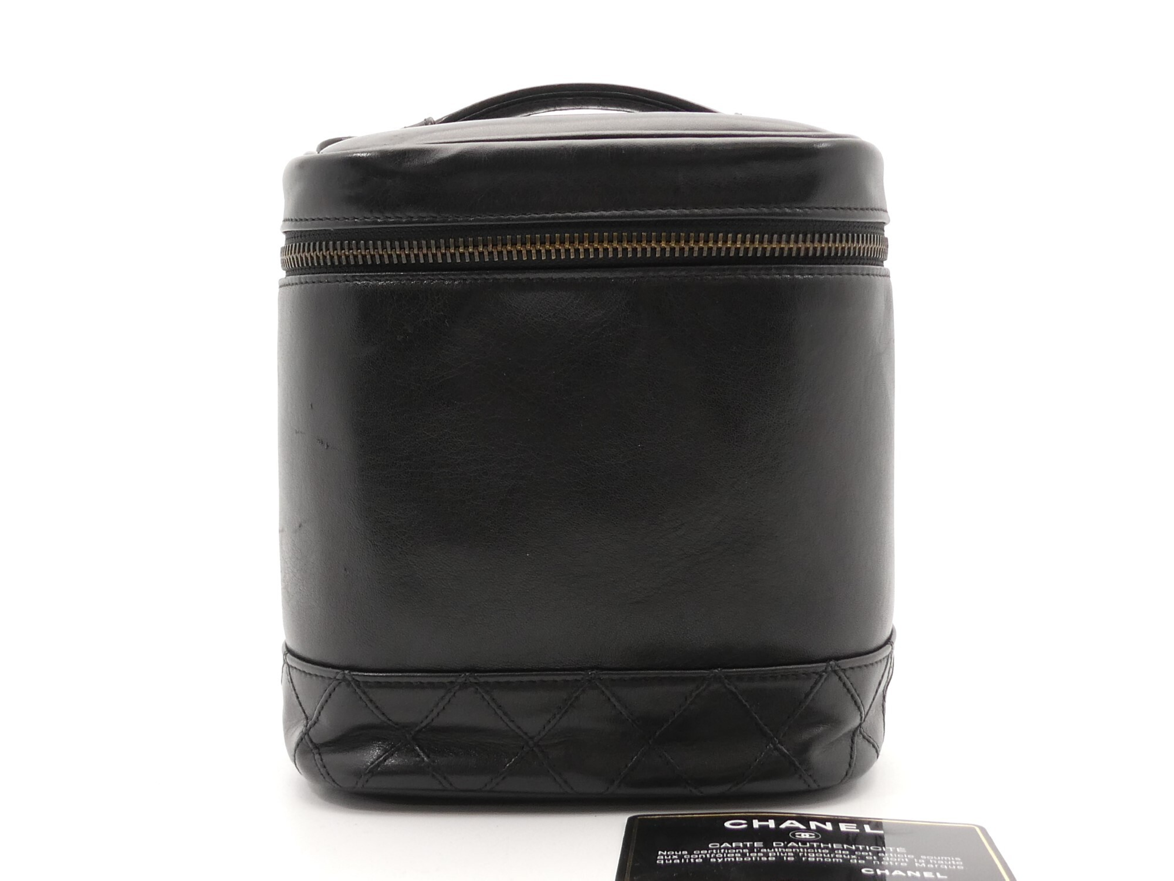 Bicolore Leather Vanity Bag