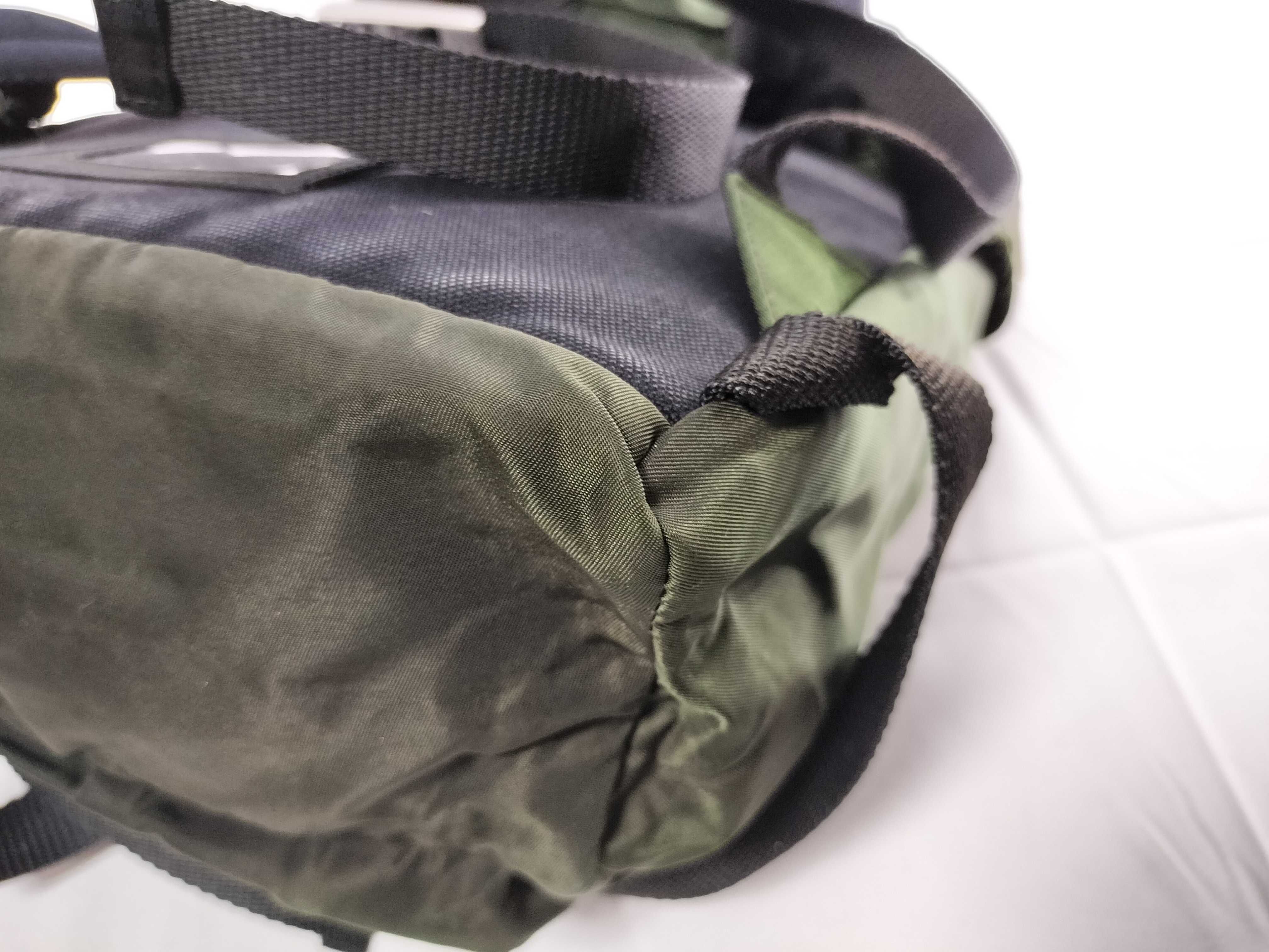 Nylon Green Black Backpack Rucksack — view 6