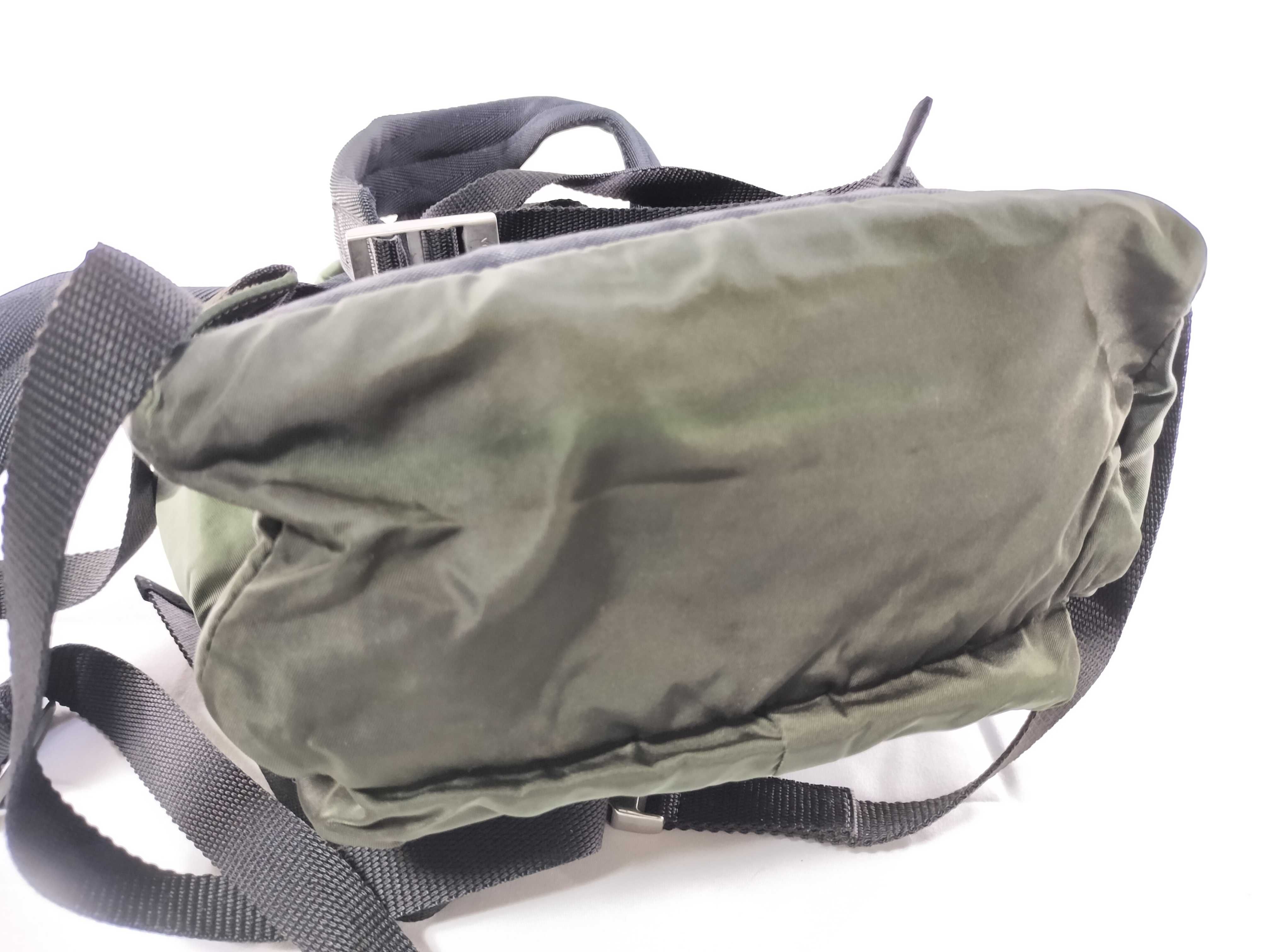 Nylon Green Black Backpack Rucksack — view 7