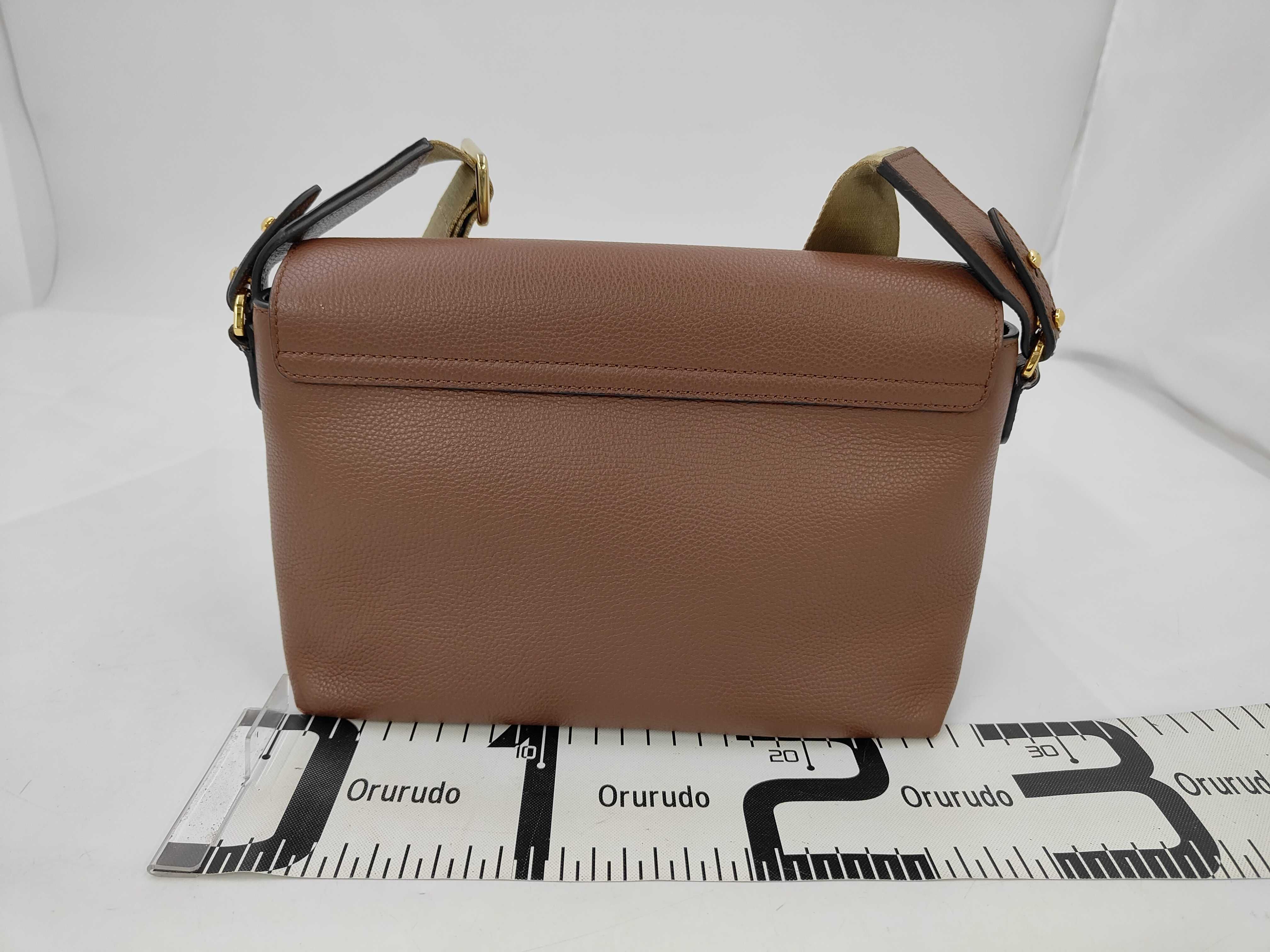 BAG LONDON LEATHER SHOULDER MESSENGER CHECKED BROWN Shoulder Bag — view 2