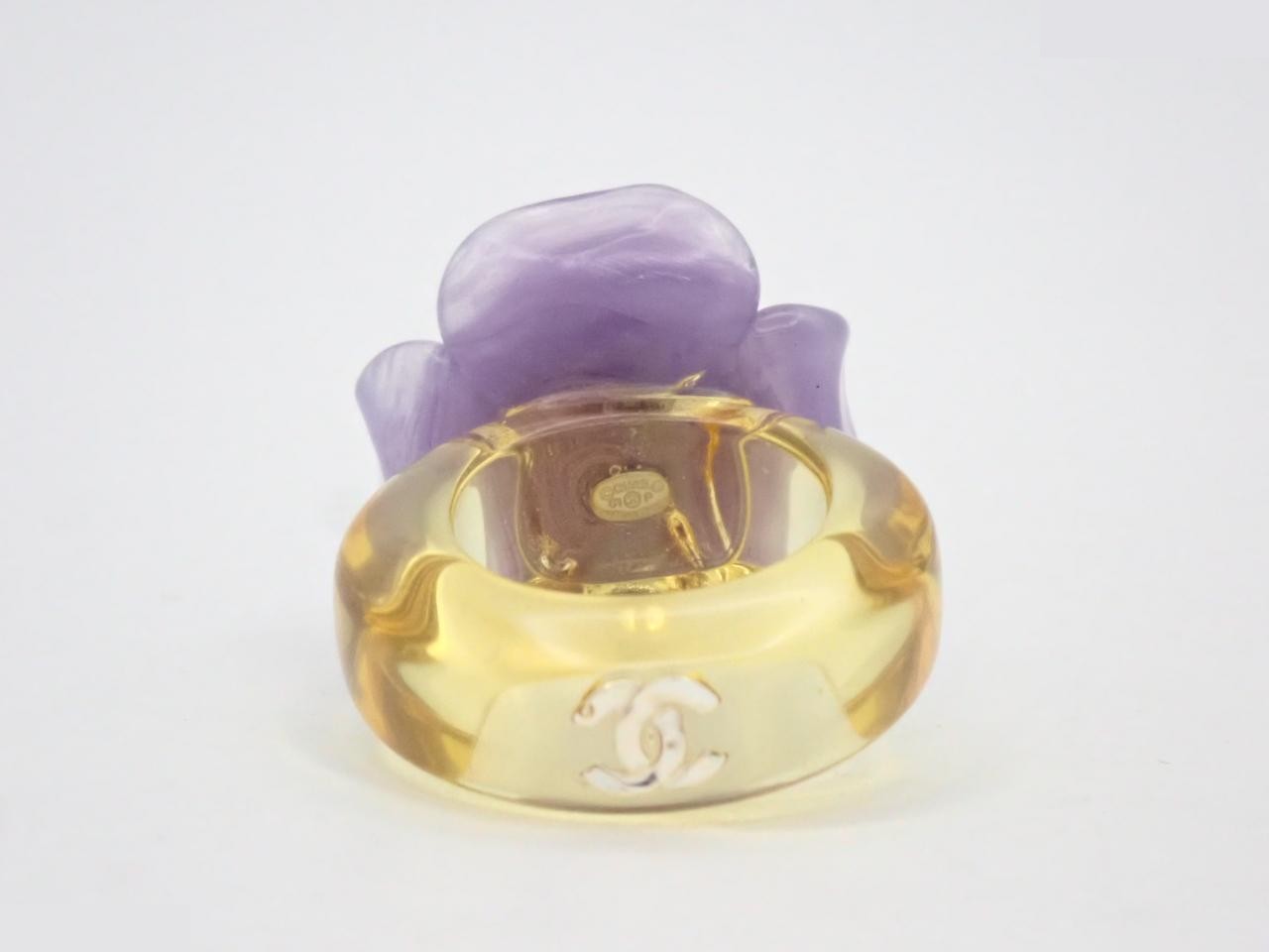 Camellia Plastic Ring, Size #13 — view 2