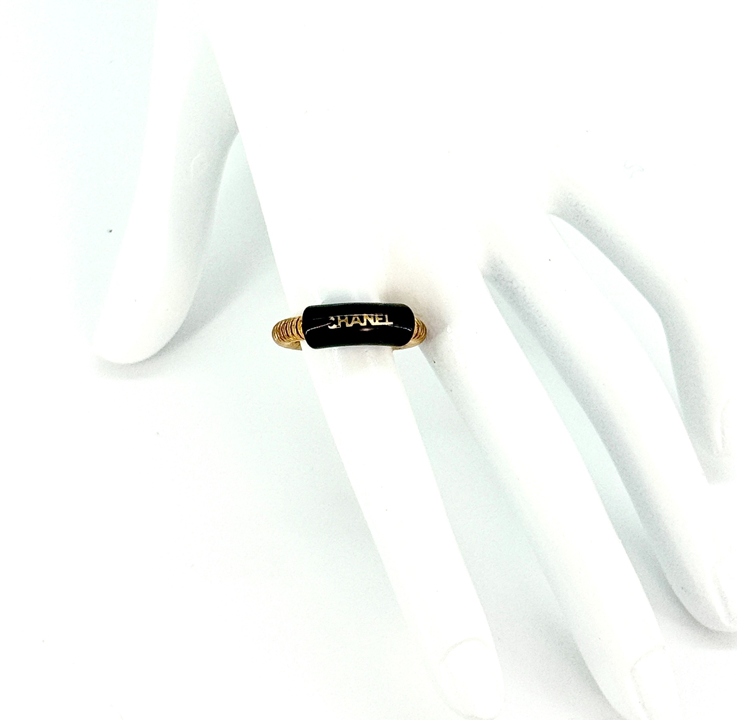 Logo Gold x Black RG Ring (Precious Metal) with Box, Size #12.5 — view 2