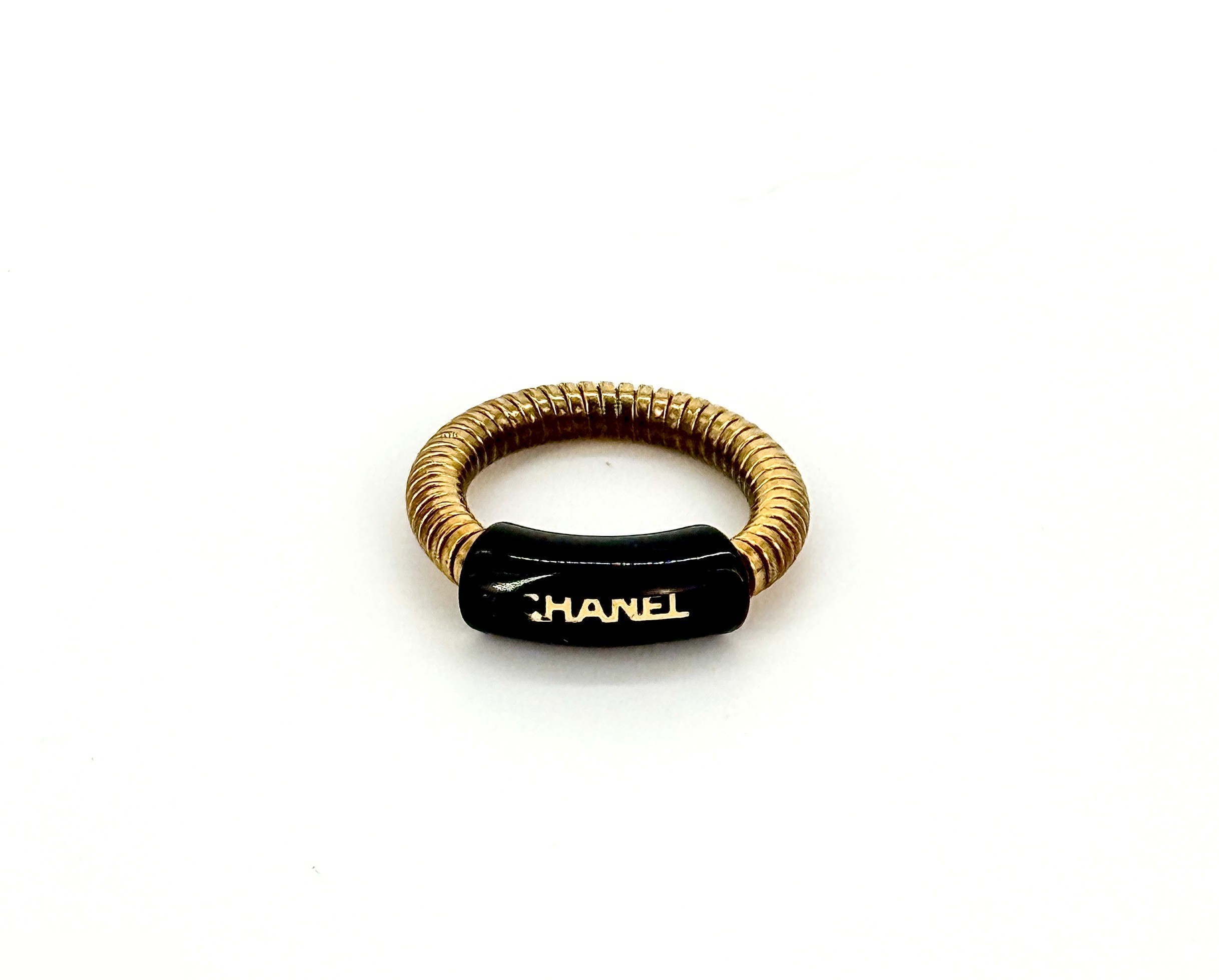 Logo Gold x Black RG Ring (Precious Metal) with Box, Size #12.5 — view 3