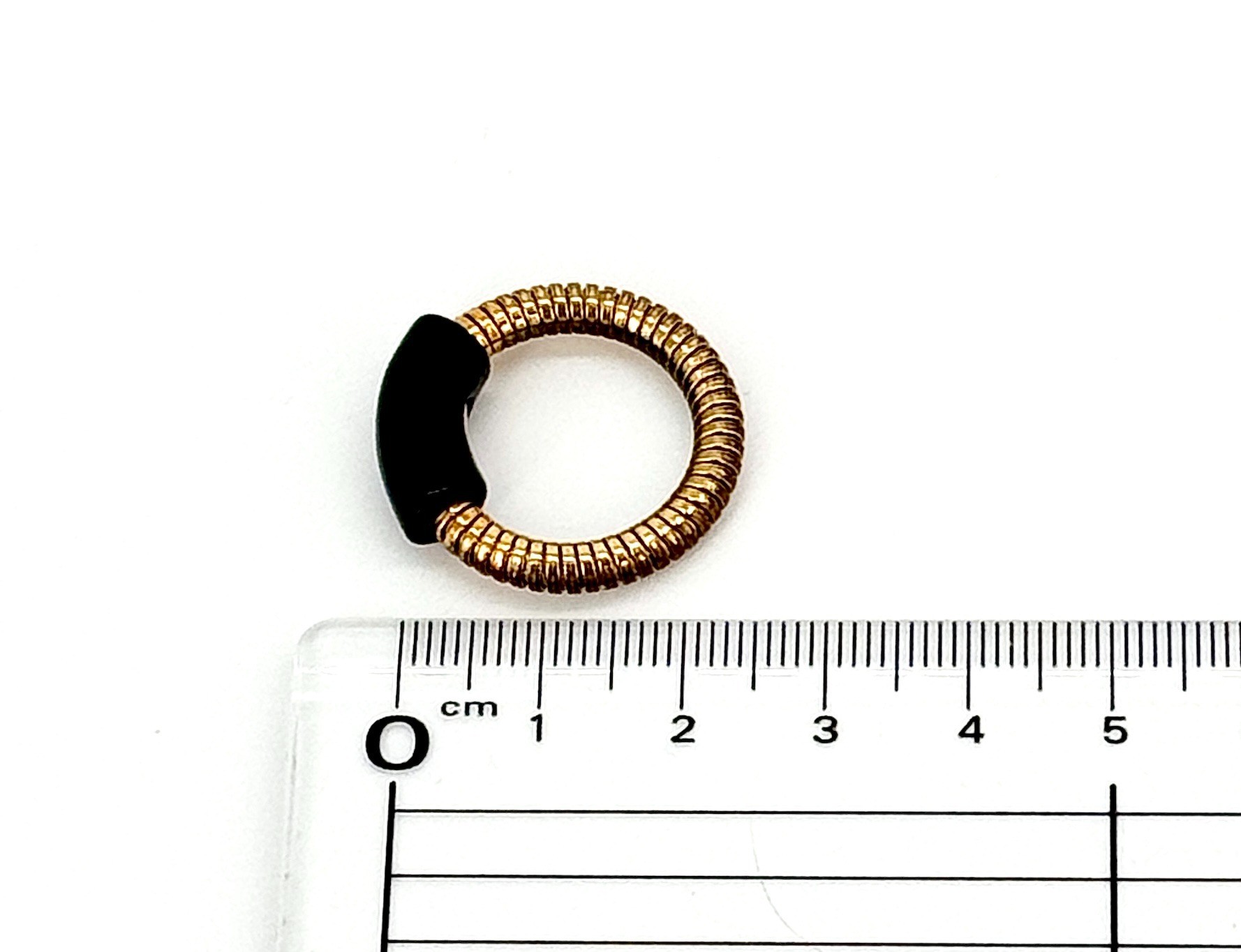 Logo Gold x Black RG Ring (Precious Metal) with Box, Size #12.5 — view 8