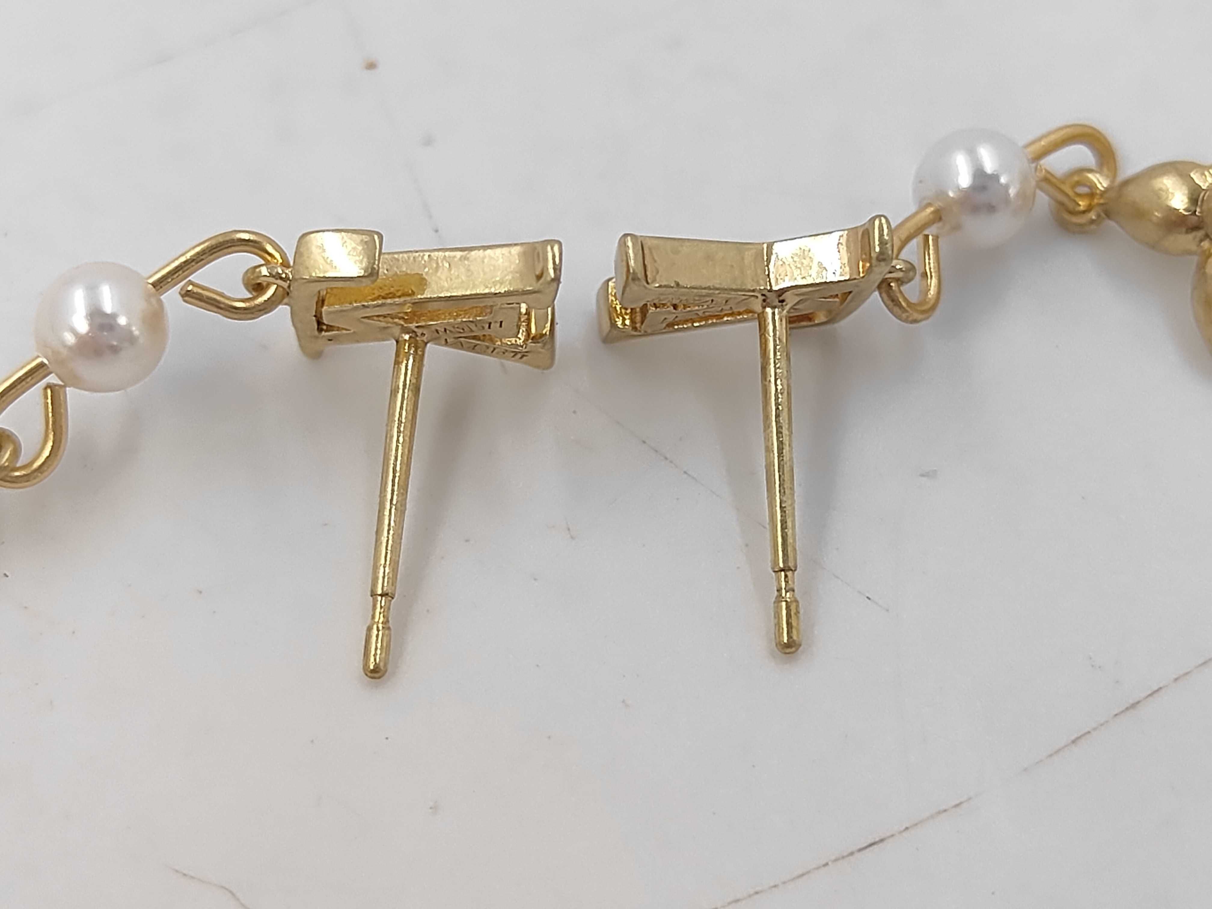 Monogram Flower Earrings — view 4