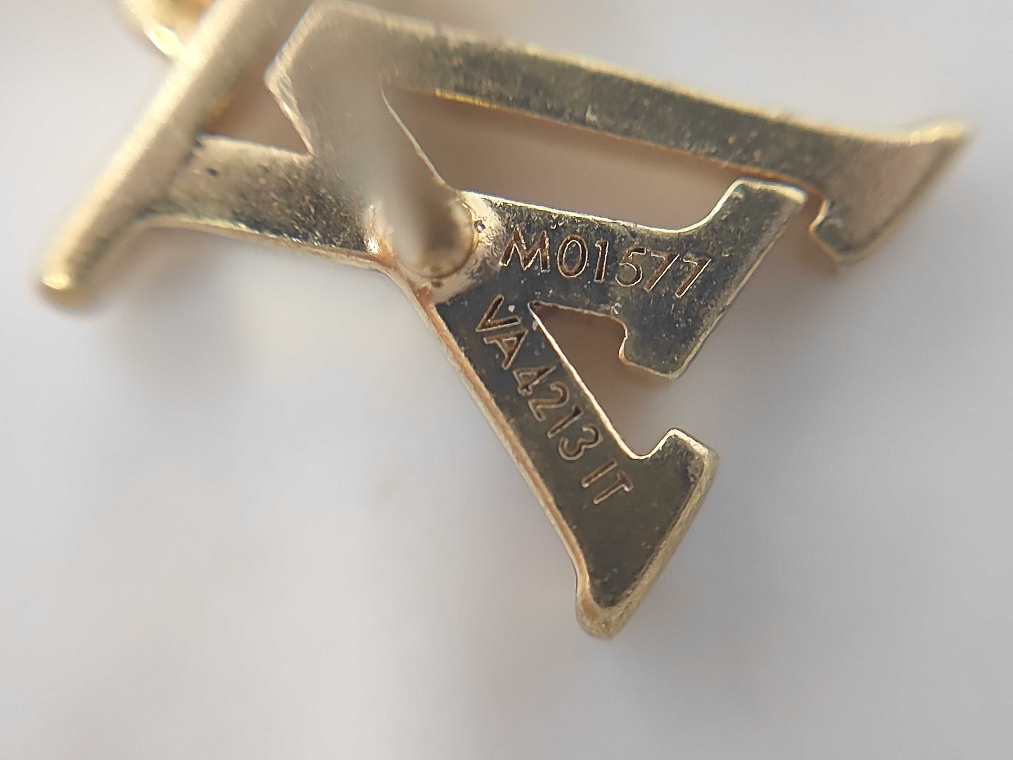 Monogram Flower Earrings — view 5