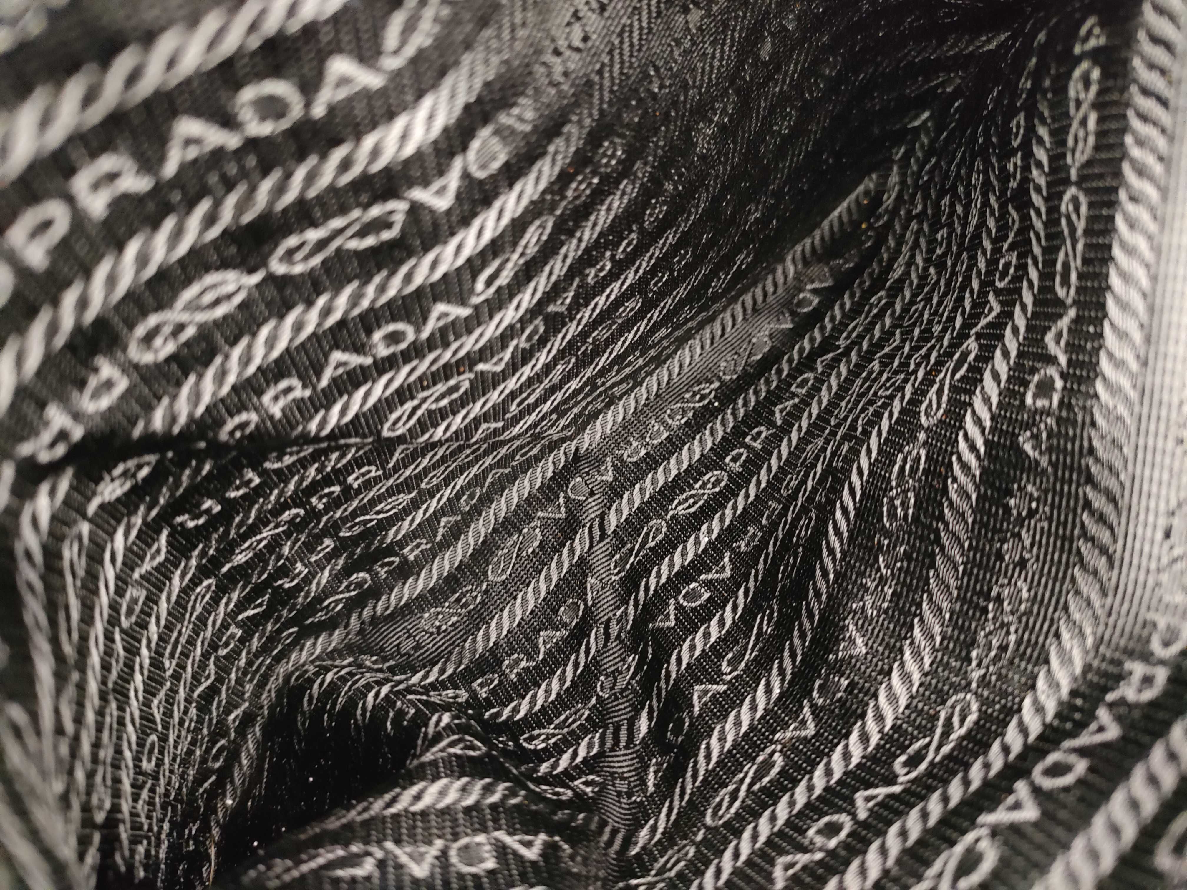Nylon Prada Triangle Logo Nylon Tote Bag — view 12