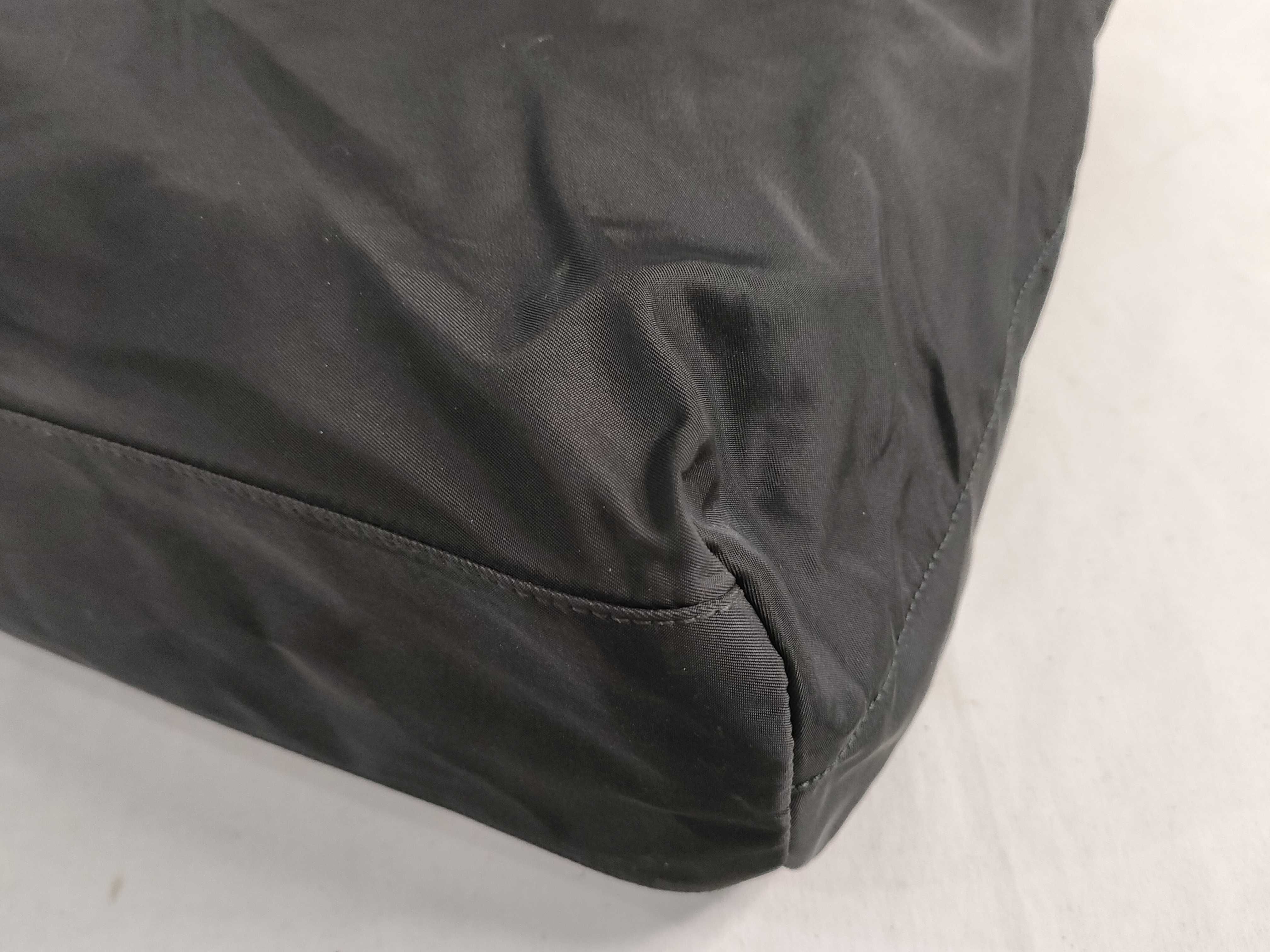 Nylon Prada Triangle Logo Nylon Tote Bag — view 6