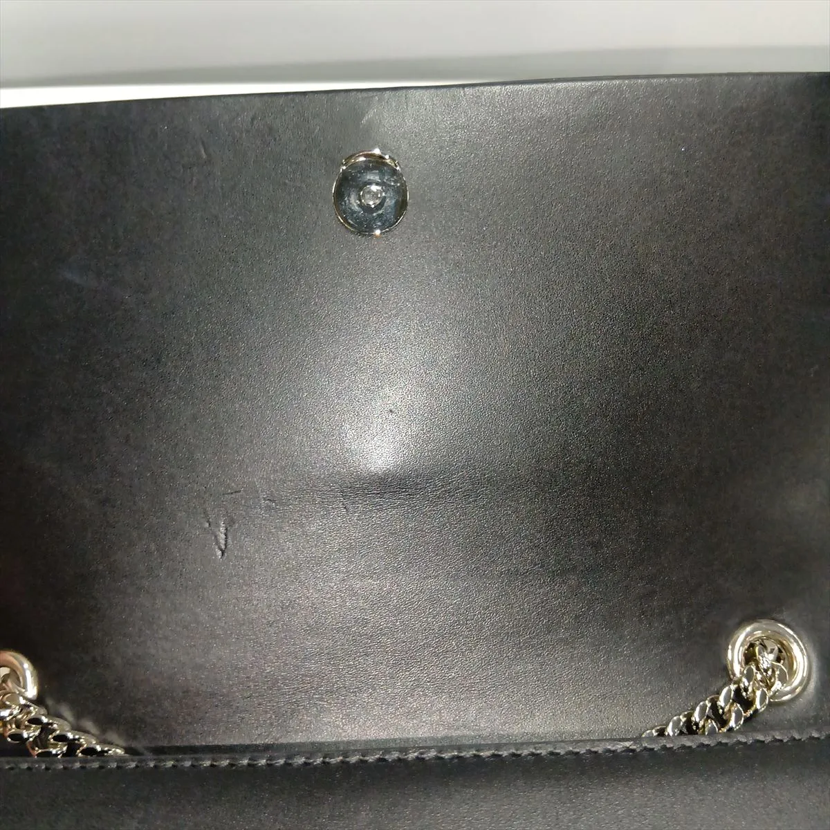 Classic Kate 474366 Leather Chain Shoulder Bag, Black — view 11