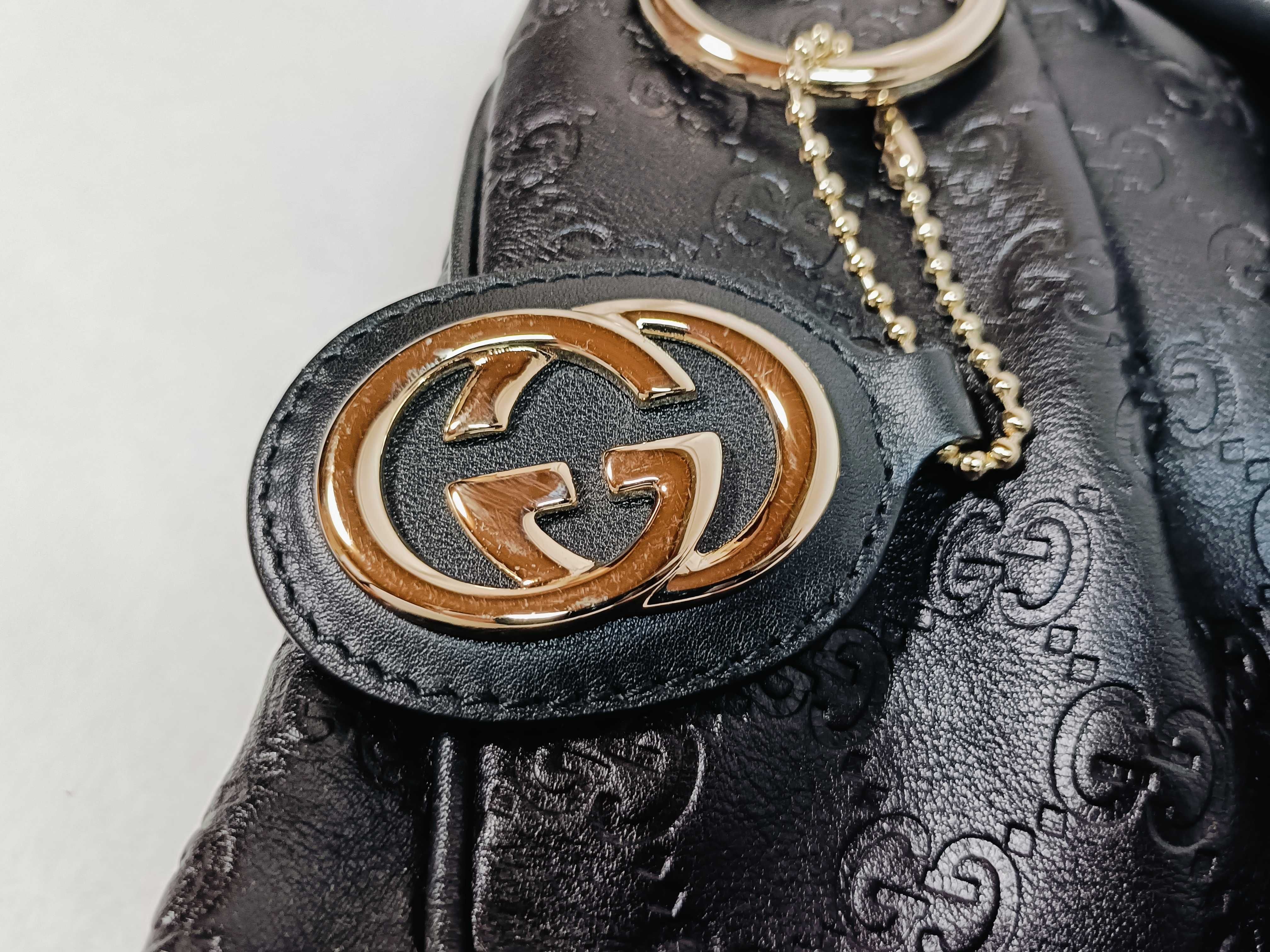 Guccissima 211944 Sukey Leather Handbag — view 15