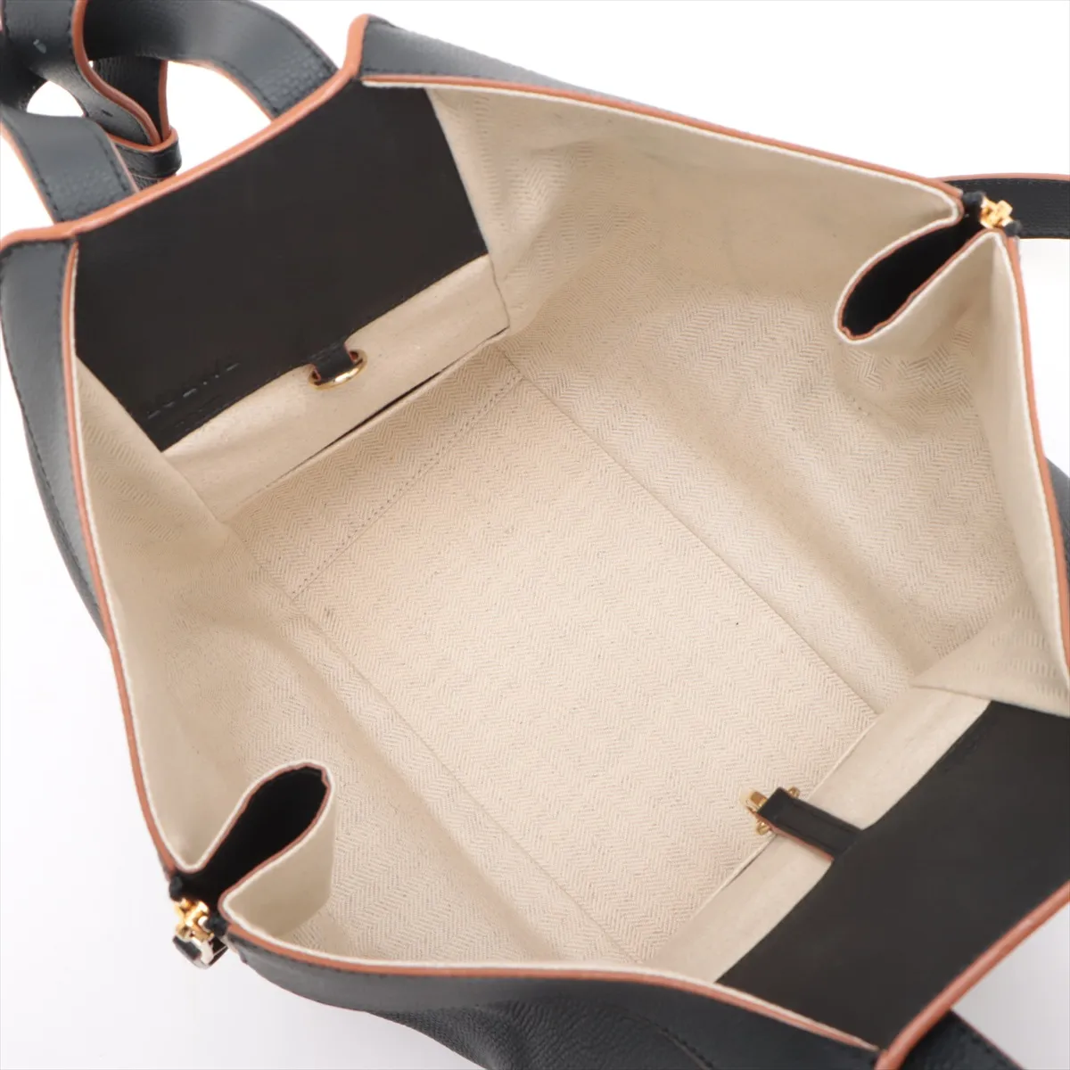 Hammock Small Leather 2-Way Handbag, Black — view 8