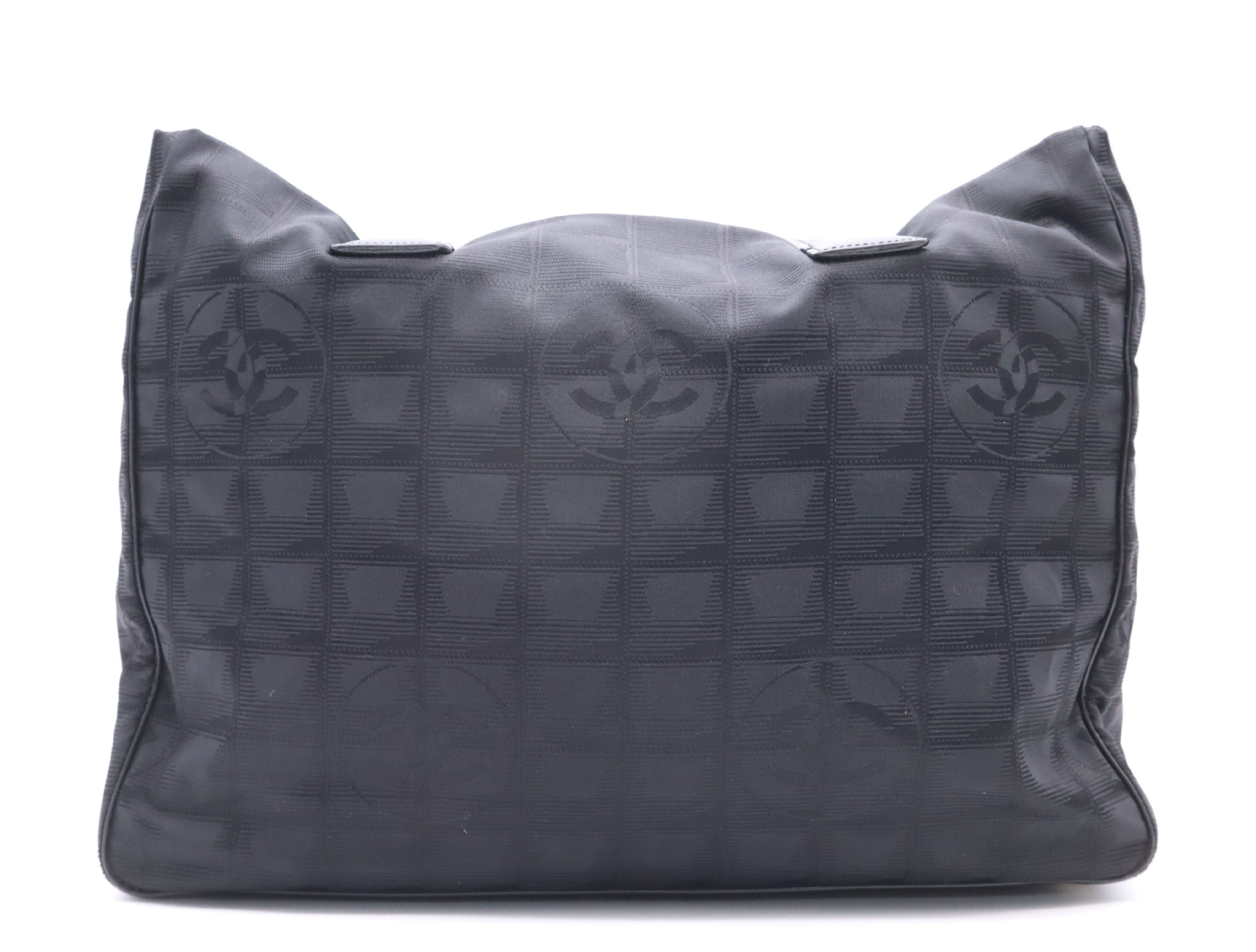 A20457 Nylon New Travel Line Tote MM with Seal Tote Bag — view 2