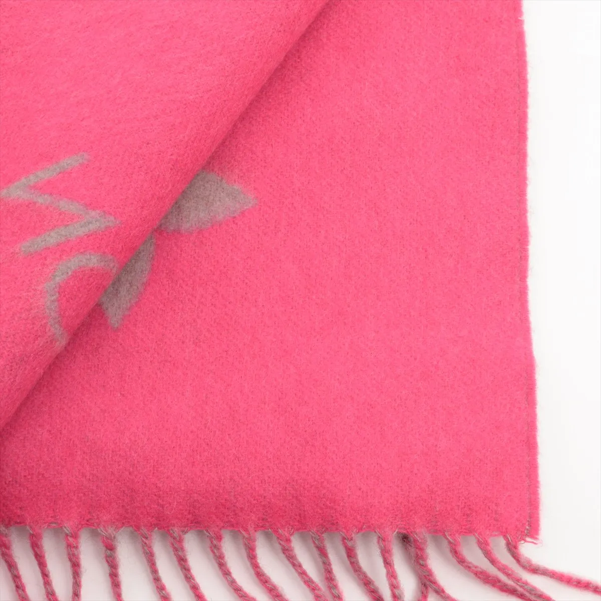 M70814 Echarpe Reycavic AB0138 Scarf, Cashmere, Pink. Shows signs of wear, — view 2