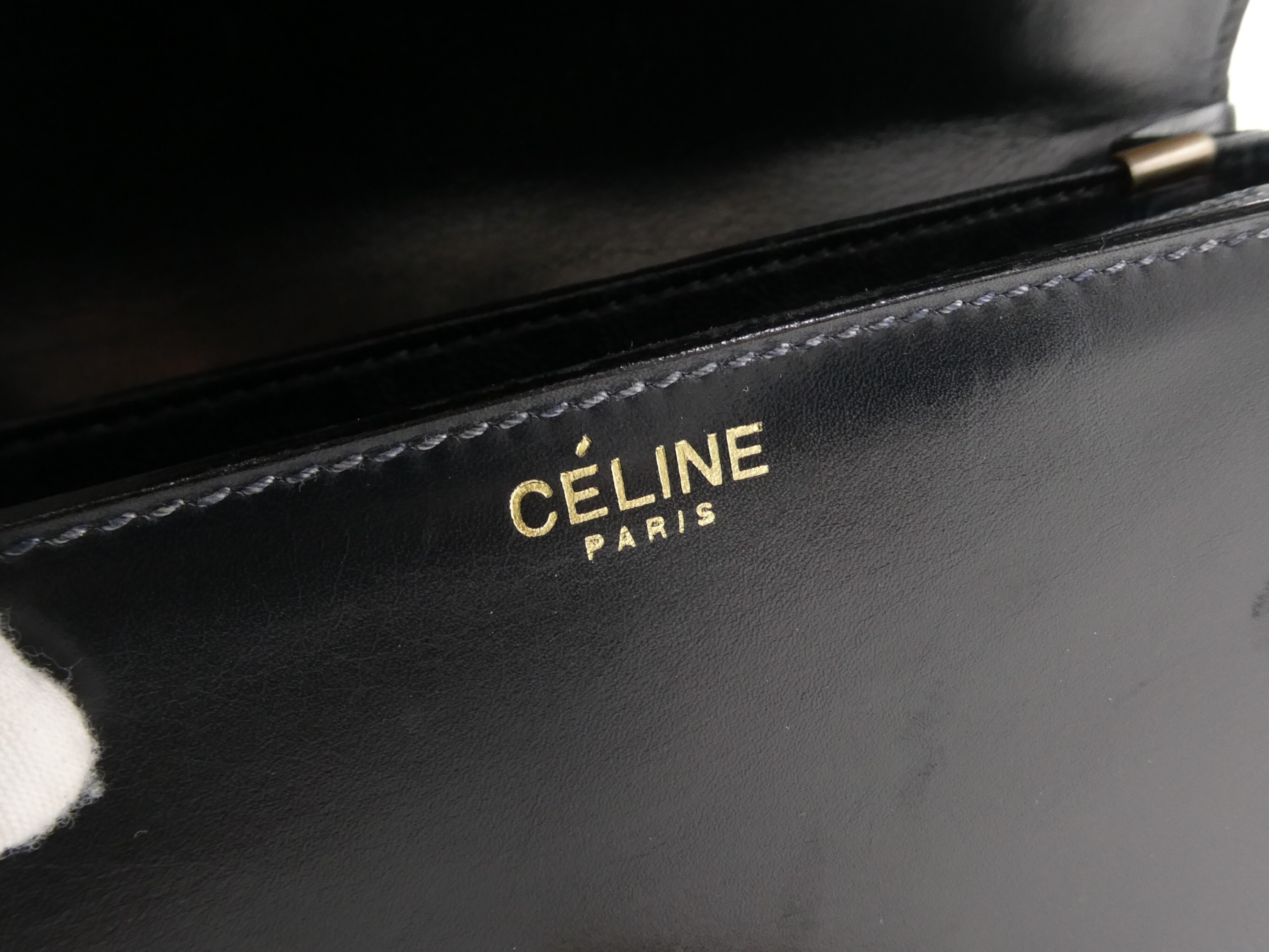 leather shoulder bag with carriage hardware — view 8