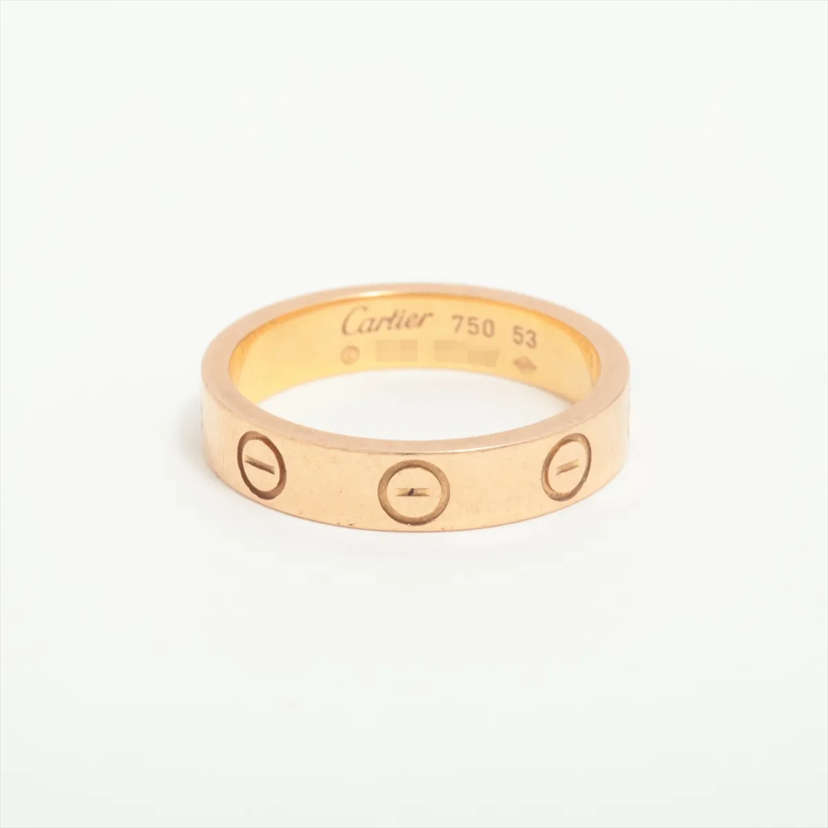 Mini Love Ring 750 (PG) 4.4g Size 53 UG8169 (Scratches)
