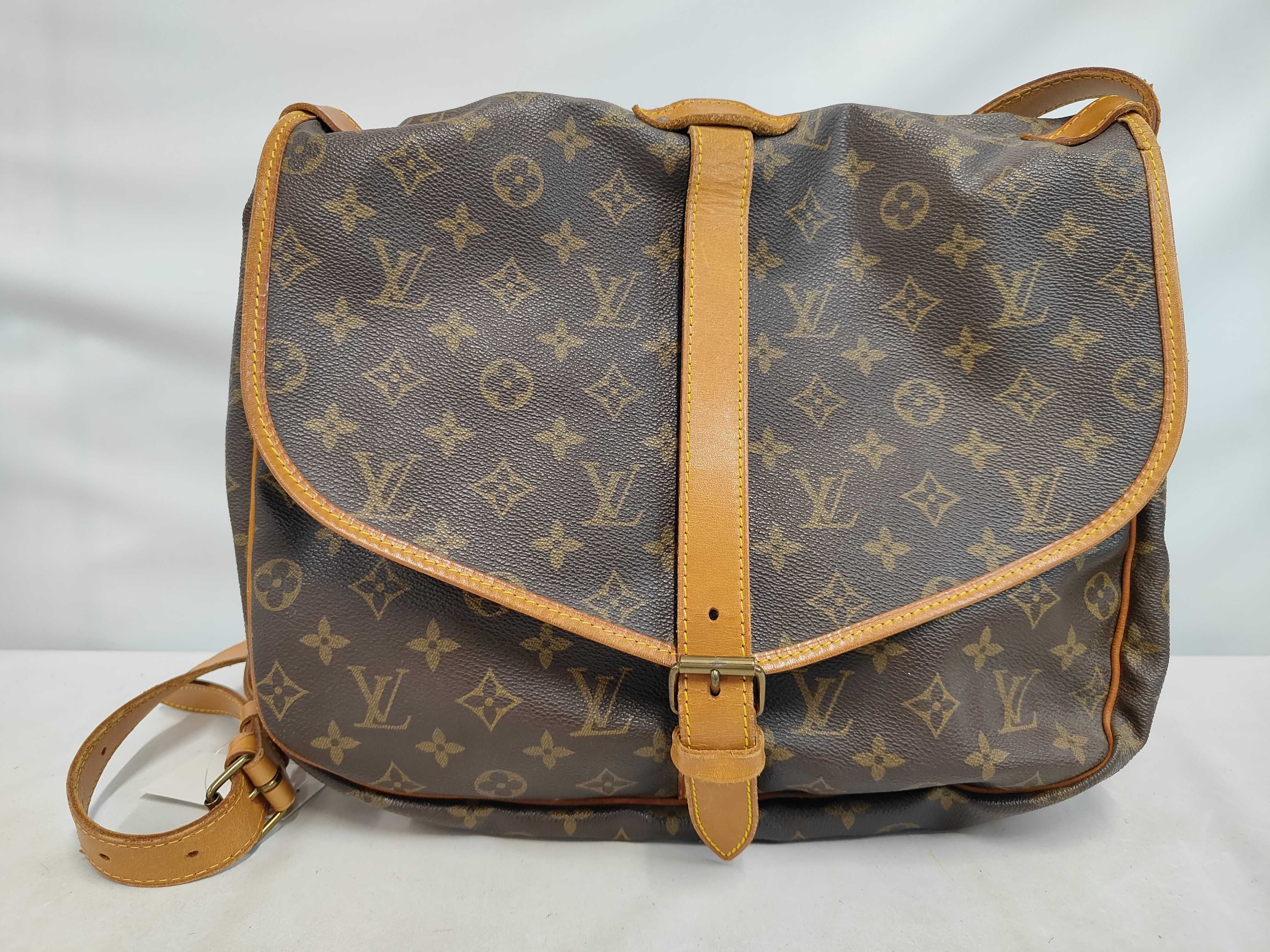 Monogram M42254 Saumur 35 Shoulder Bag