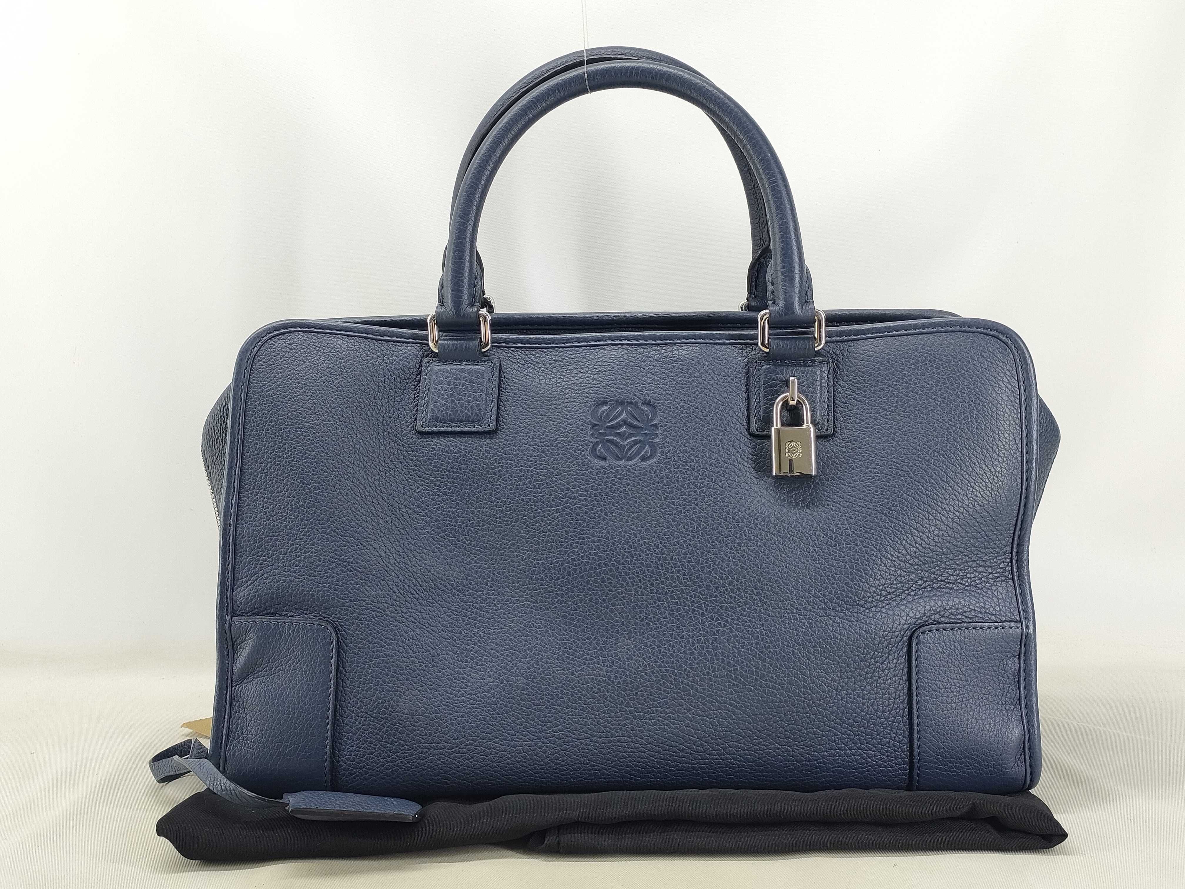 SG- Amazona 36 Leather Handbag 051401 Blue Handbag