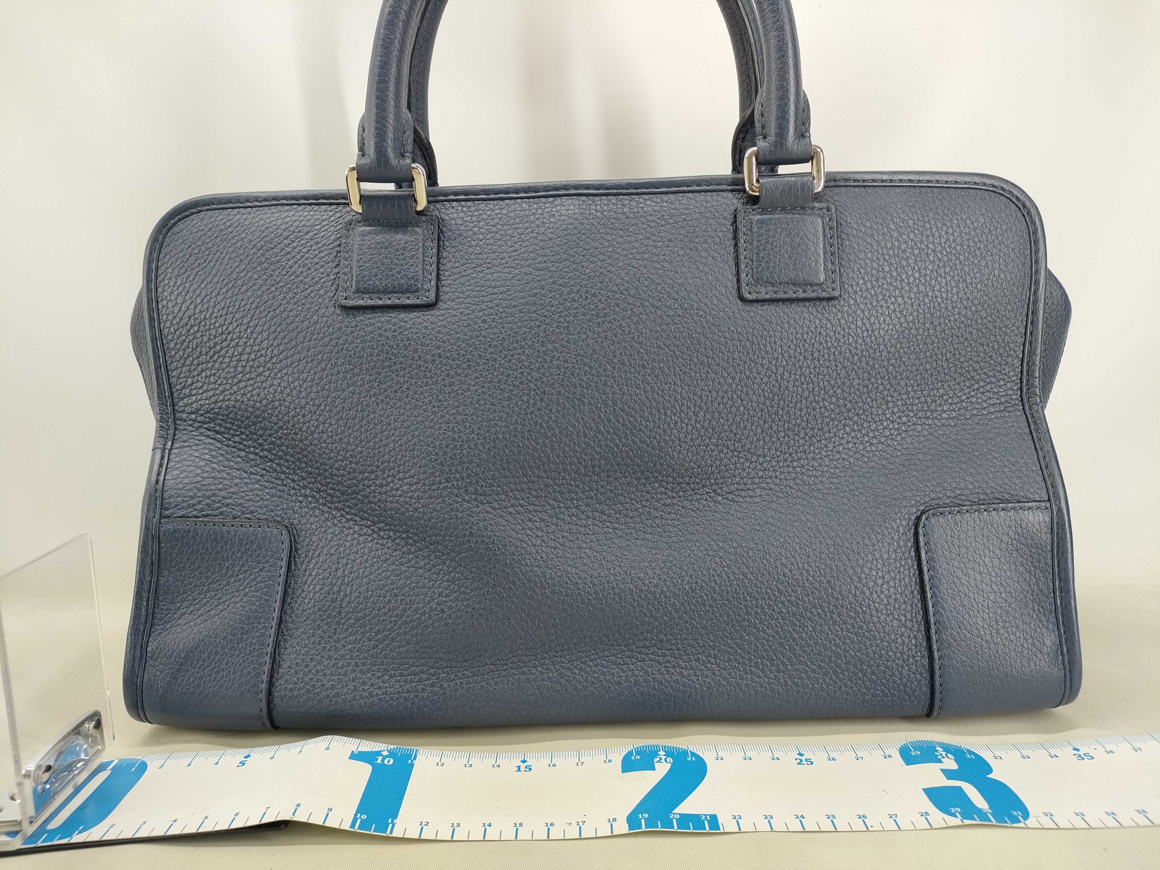 SG- Amazona 36 Leather Handbag 051401 Blue Handbag — view 2