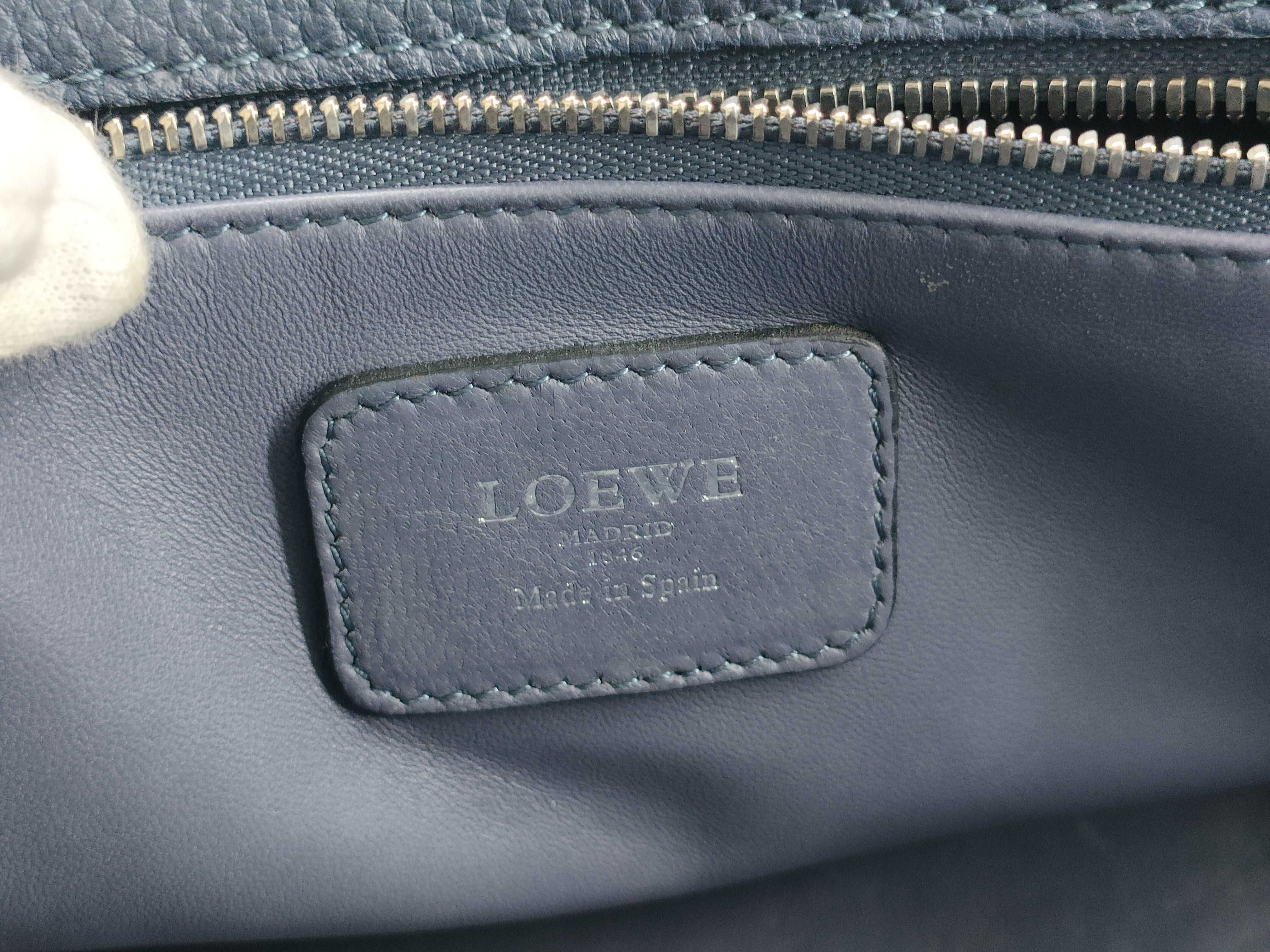 SG- Amazona 36 Leather Handbag 051401 Blue Handbag — view 11