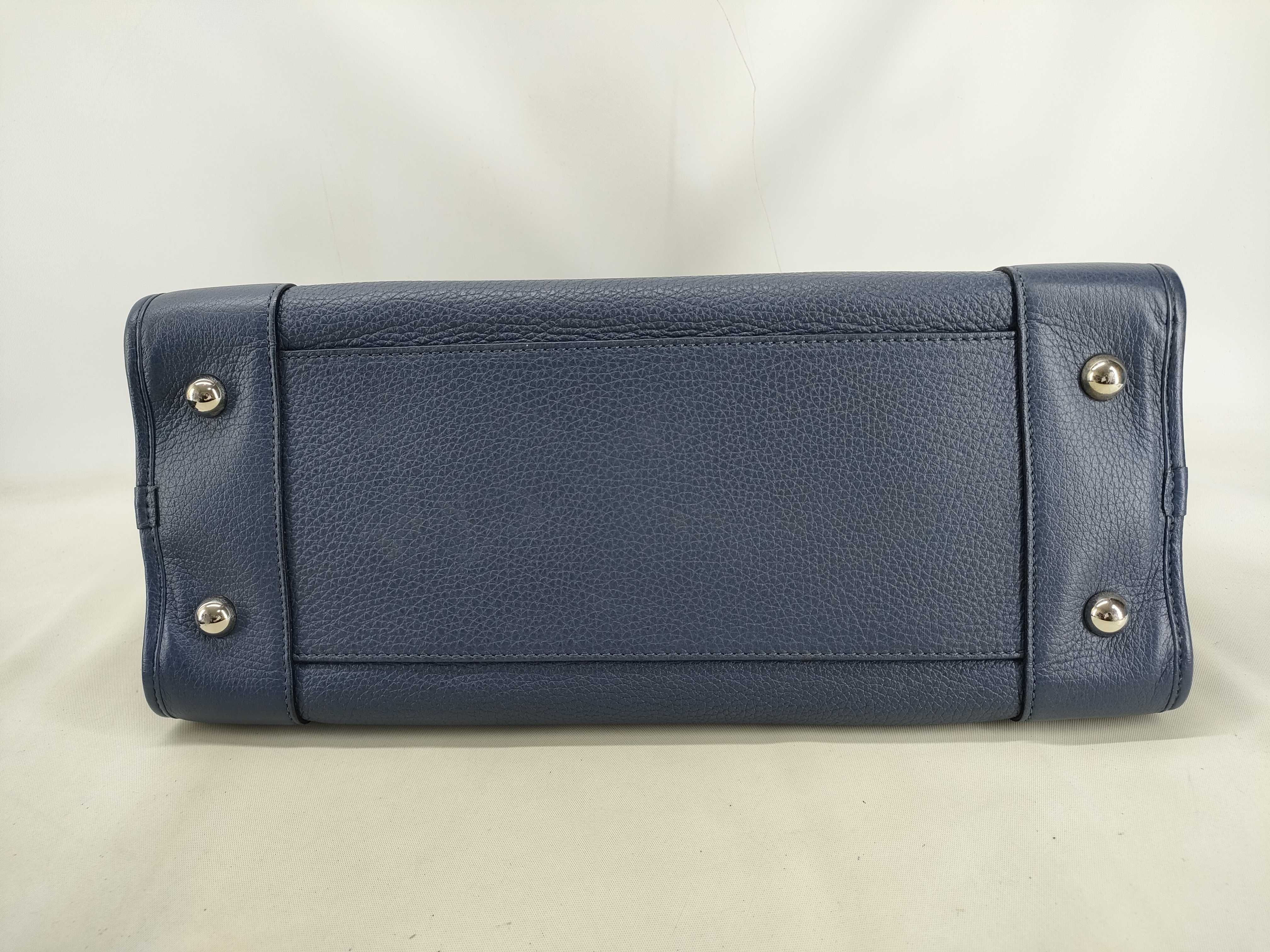 SG- Amazona 36 Leather Handbag 051401 Blue Handbag — view 3