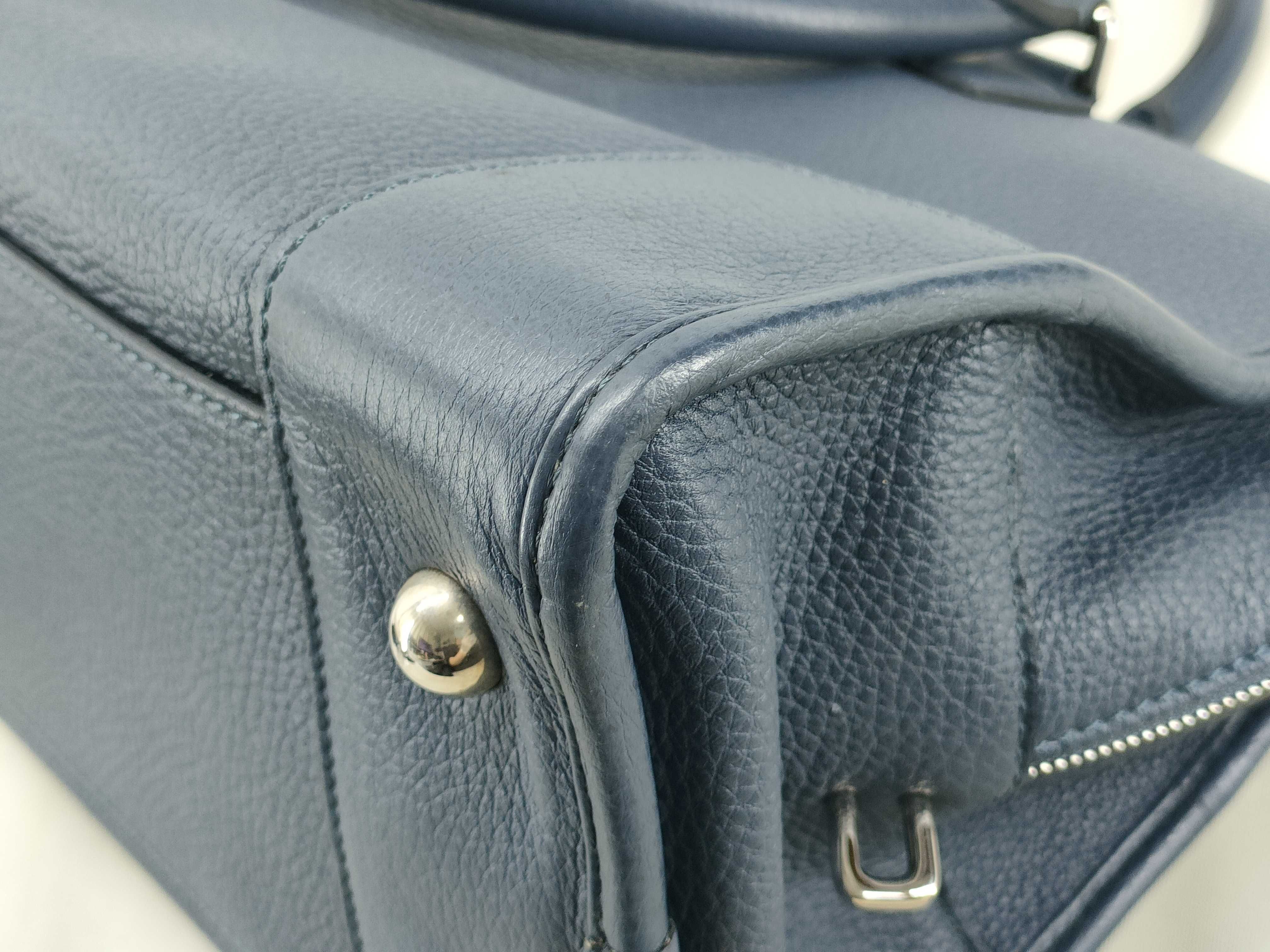 SG- Amazona 36 Leather Handbag 051401 Blue Handbag — view 4