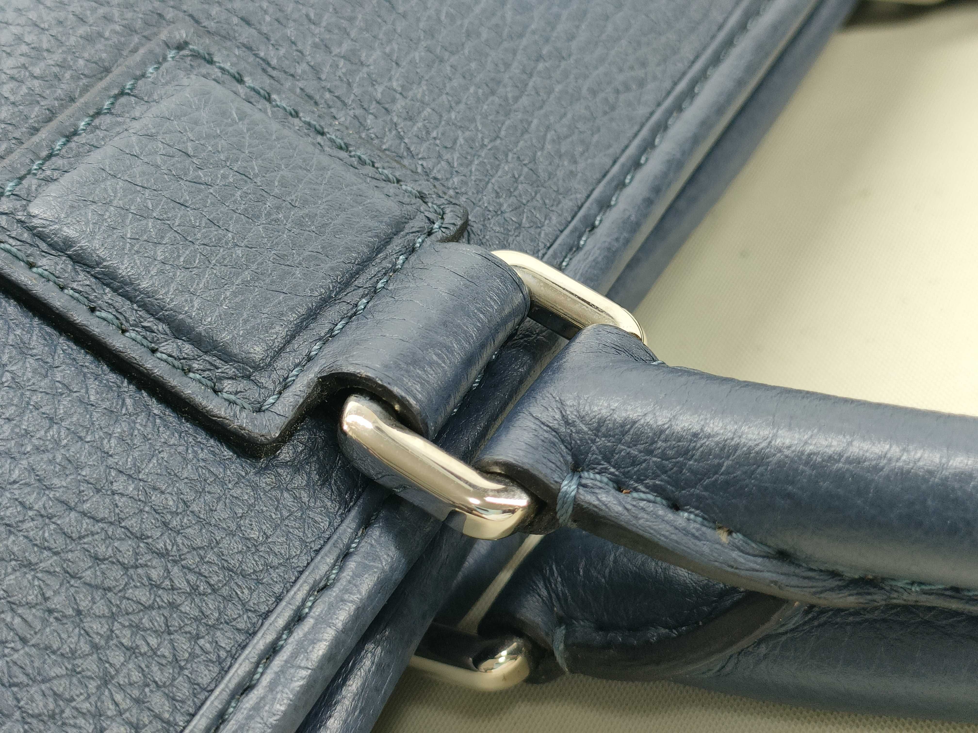 SG- Amazona 36 Leather Handbag 051401 Blue Handbag — view 7