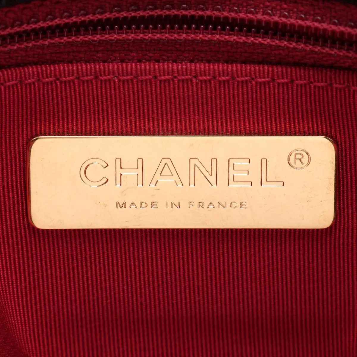 19 Large Lambskin Chain Shoulder Bag, Black with Gold and Silver Hardware, 29178599, Serial Number 29, AS1161 — view 8