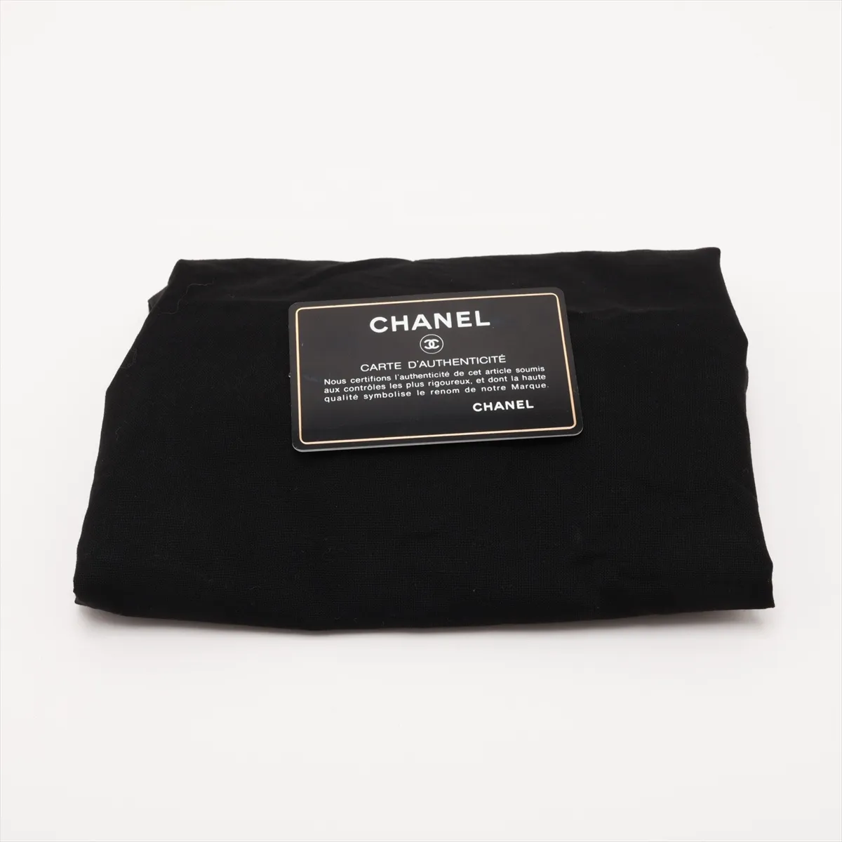 19 Large Lambskin Chain Shoulder Bag, Black with Gold and Silver Hardware, 29178599, Serial Number 29, AS1161 — view 9