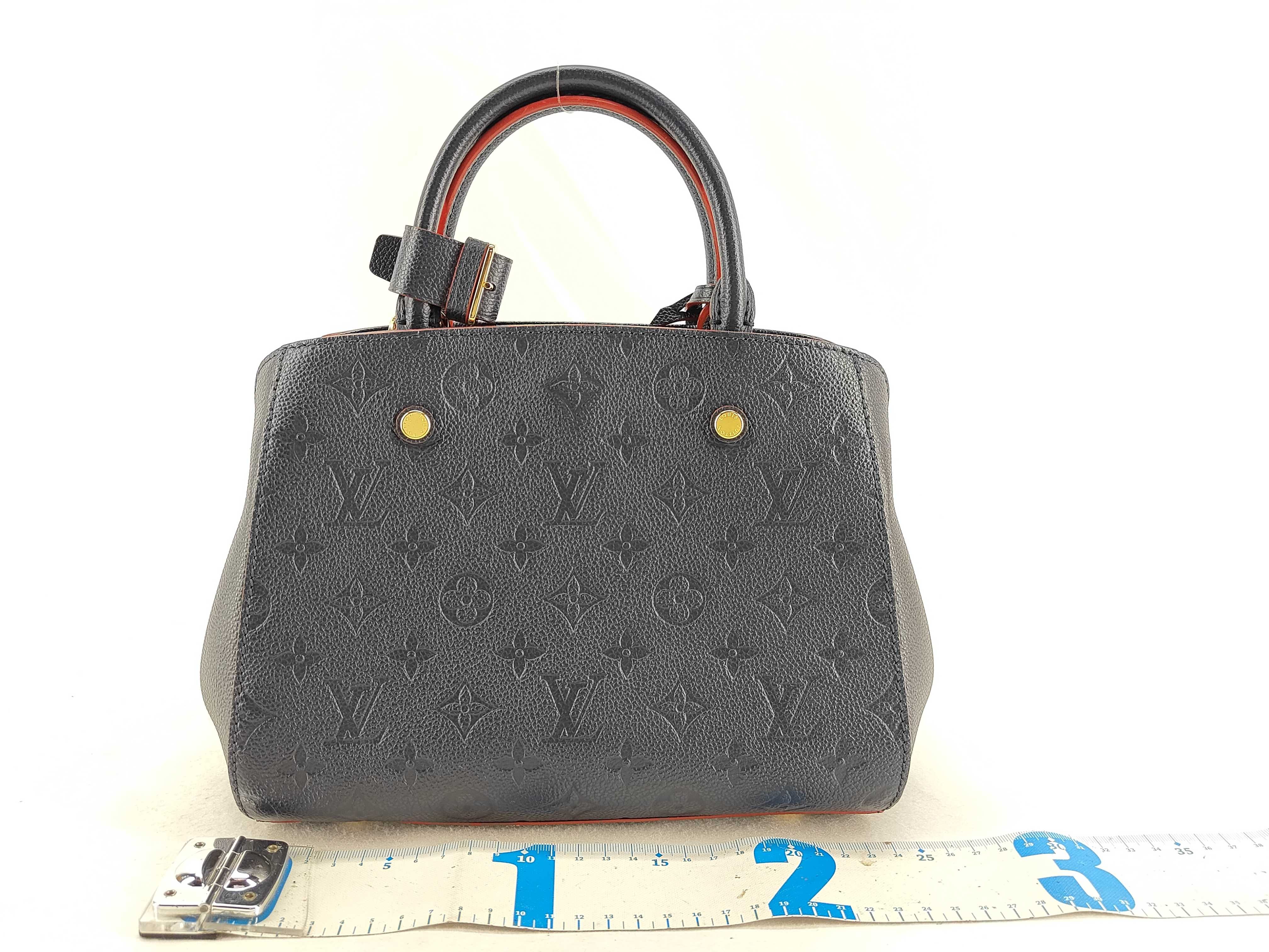 Monogram Empreinte M42747 Montaigne BB Marine Rouge Handbag — view 2