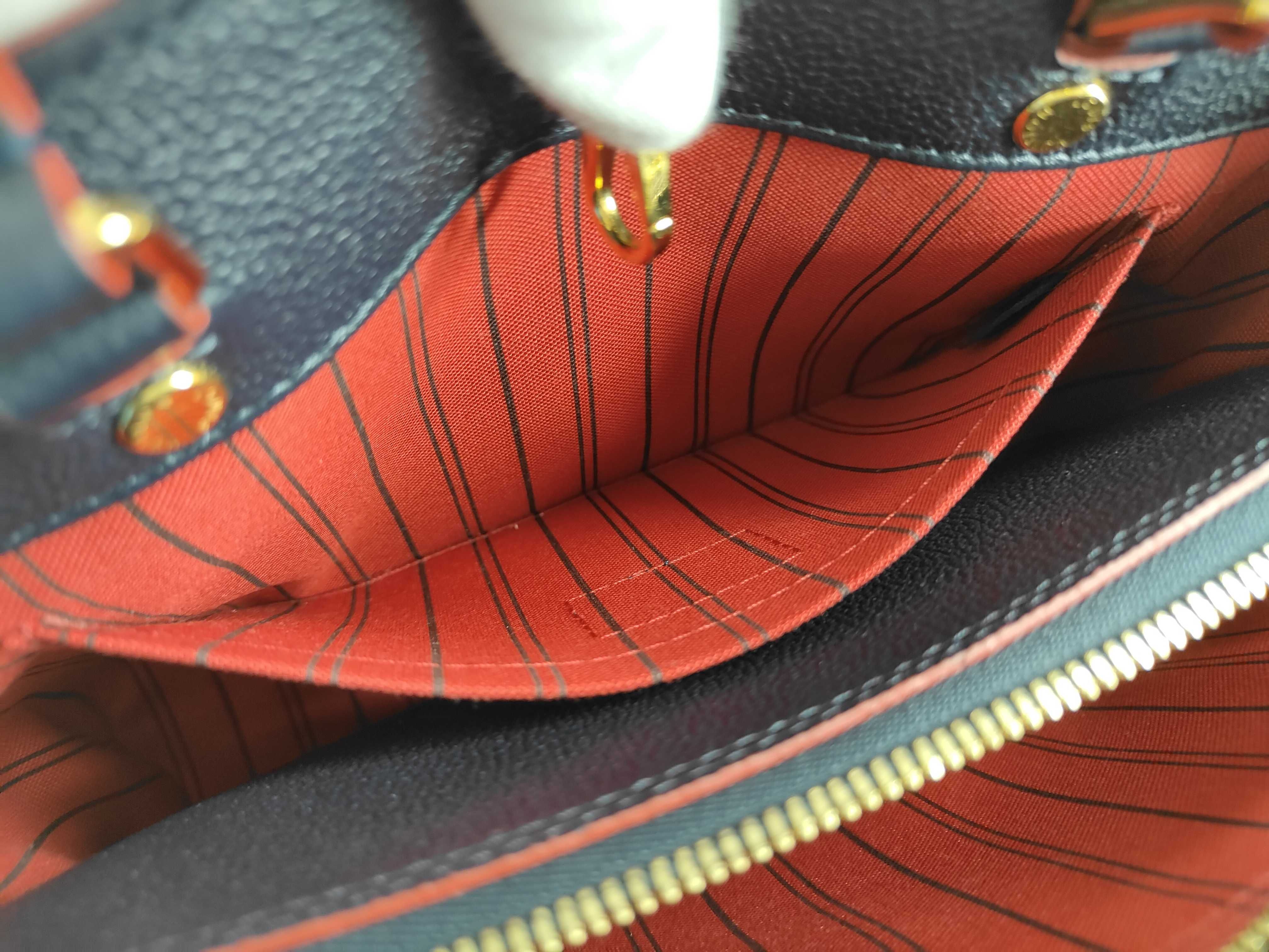 Monogram Empreinte M42747 Montaigne BB Marine Rouge Handbag — view 11