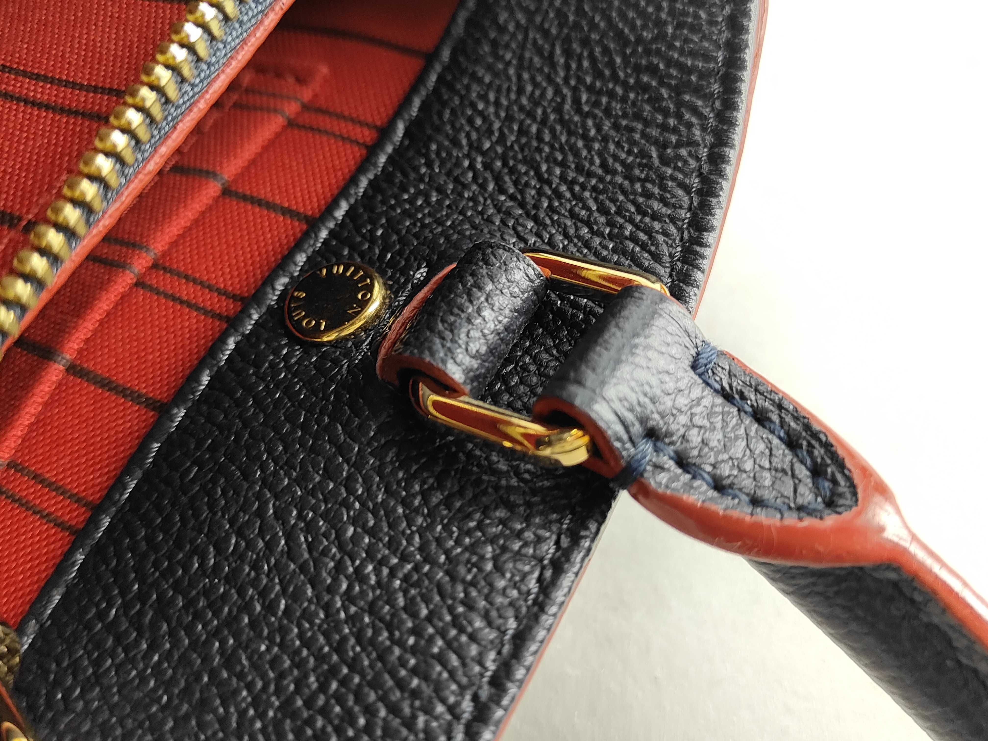 Monogram Empreinte M42747 Montaigne BB Marine Rouge Handbag — view 14