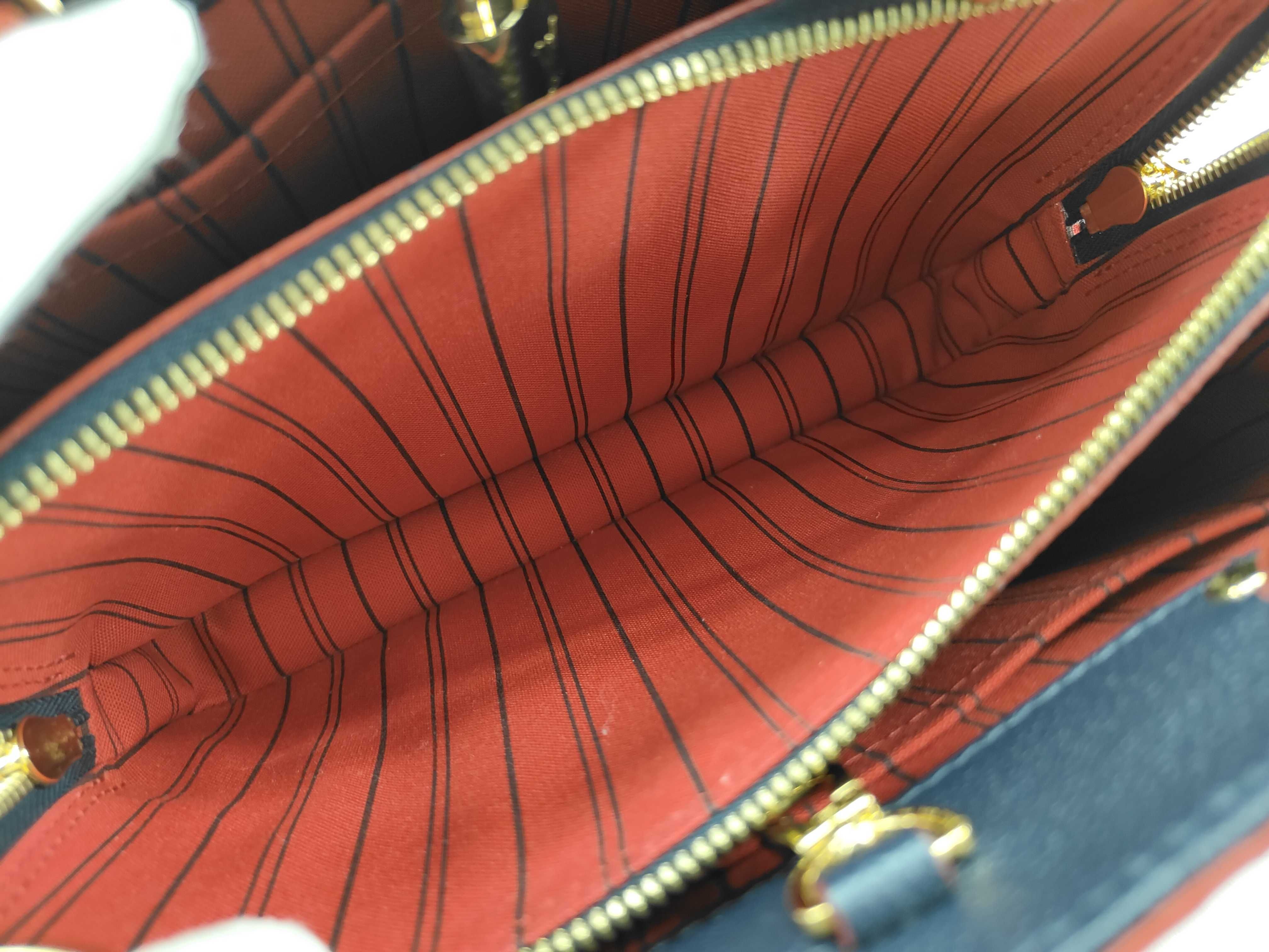 Monogram Empreinte M42747 Montaigne BB Marine Rouge Handbag — view 9