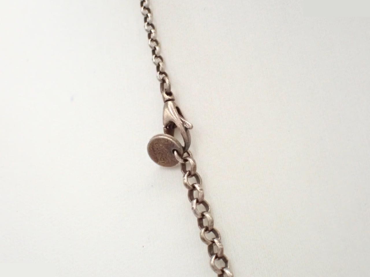 925 Interlocking G Necklace, 7.4g, Chain approx. 50cm — view 2