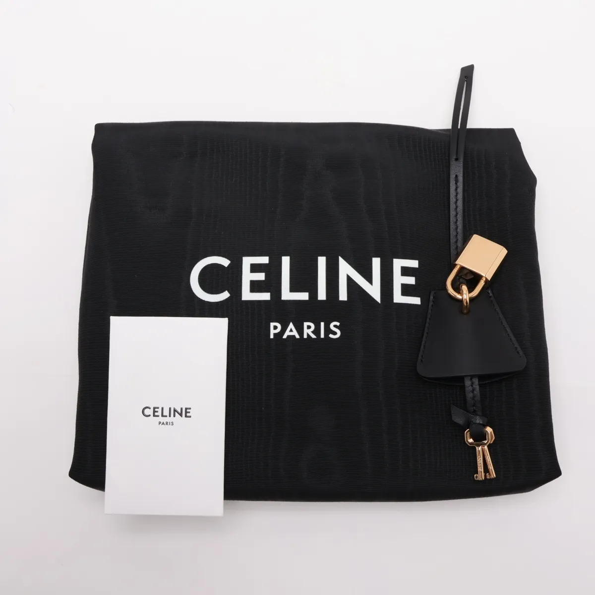 Cabas 16 Seize Leather Tote Bag, Black — view 10