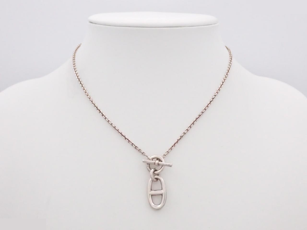 Necklace, "Chaine d'Ancre" design, 925 sterling silver, 9.1g, chain approximately 40cm. — view 3