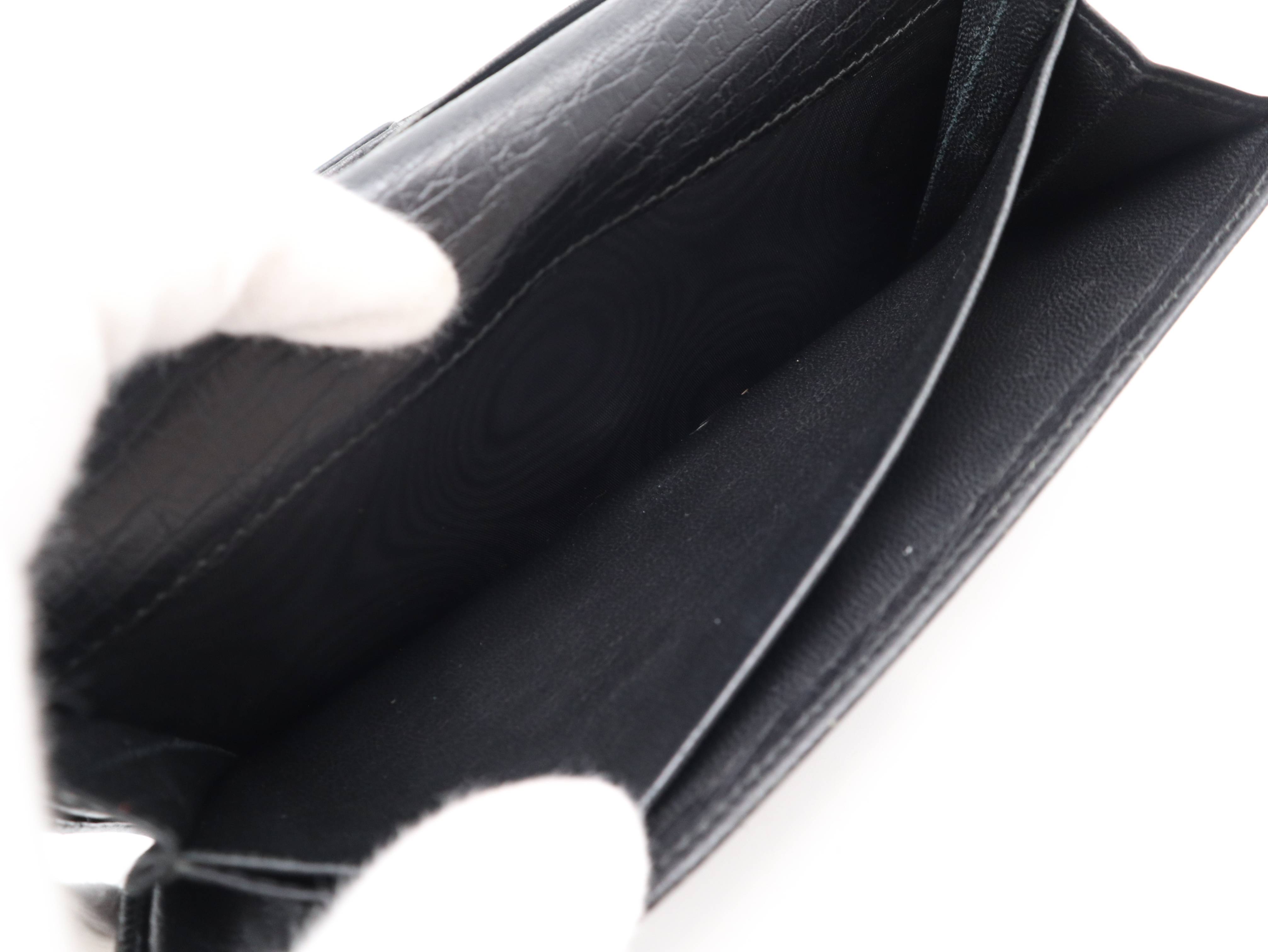 137375GG Canvas Horsebit Long Wallet, Black — view 10