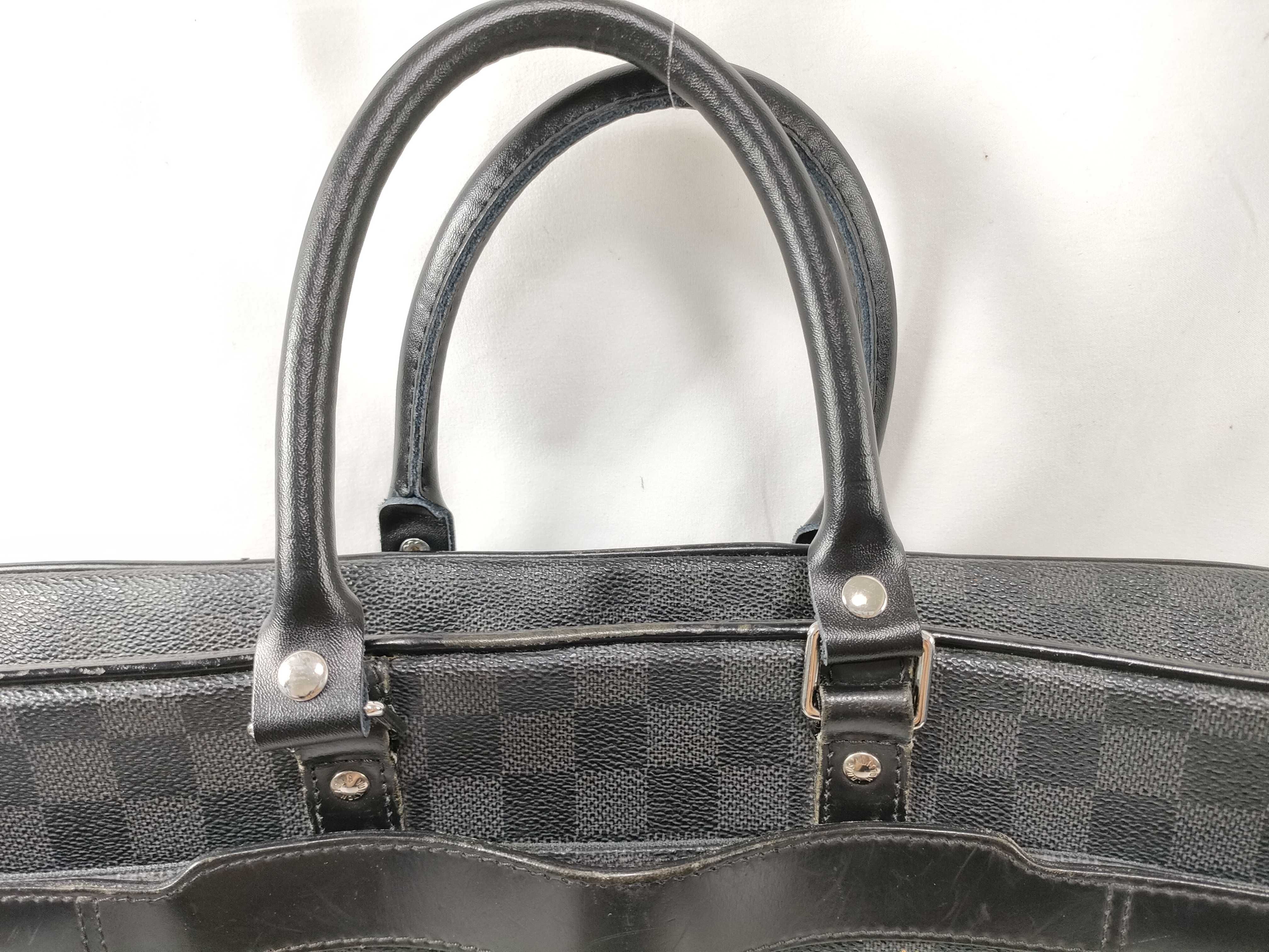 Damier Graphite N41123 Porte Documents Voyage GM Business Bag — view 3