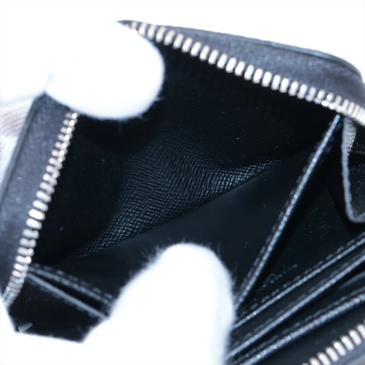 x Takashi Murakami LV x TM Multicolor Zippy Coin Purse M13409 Coin Case Black (RFID responsive) — view 4