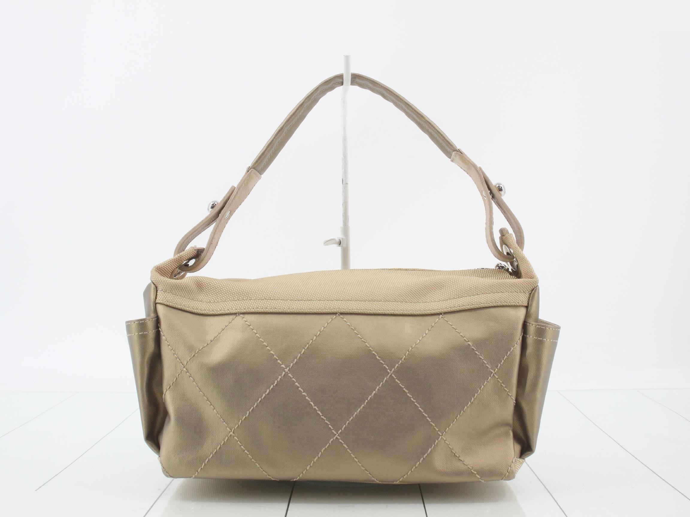 Paris Biarritz Embossed Leather Gold — view 2