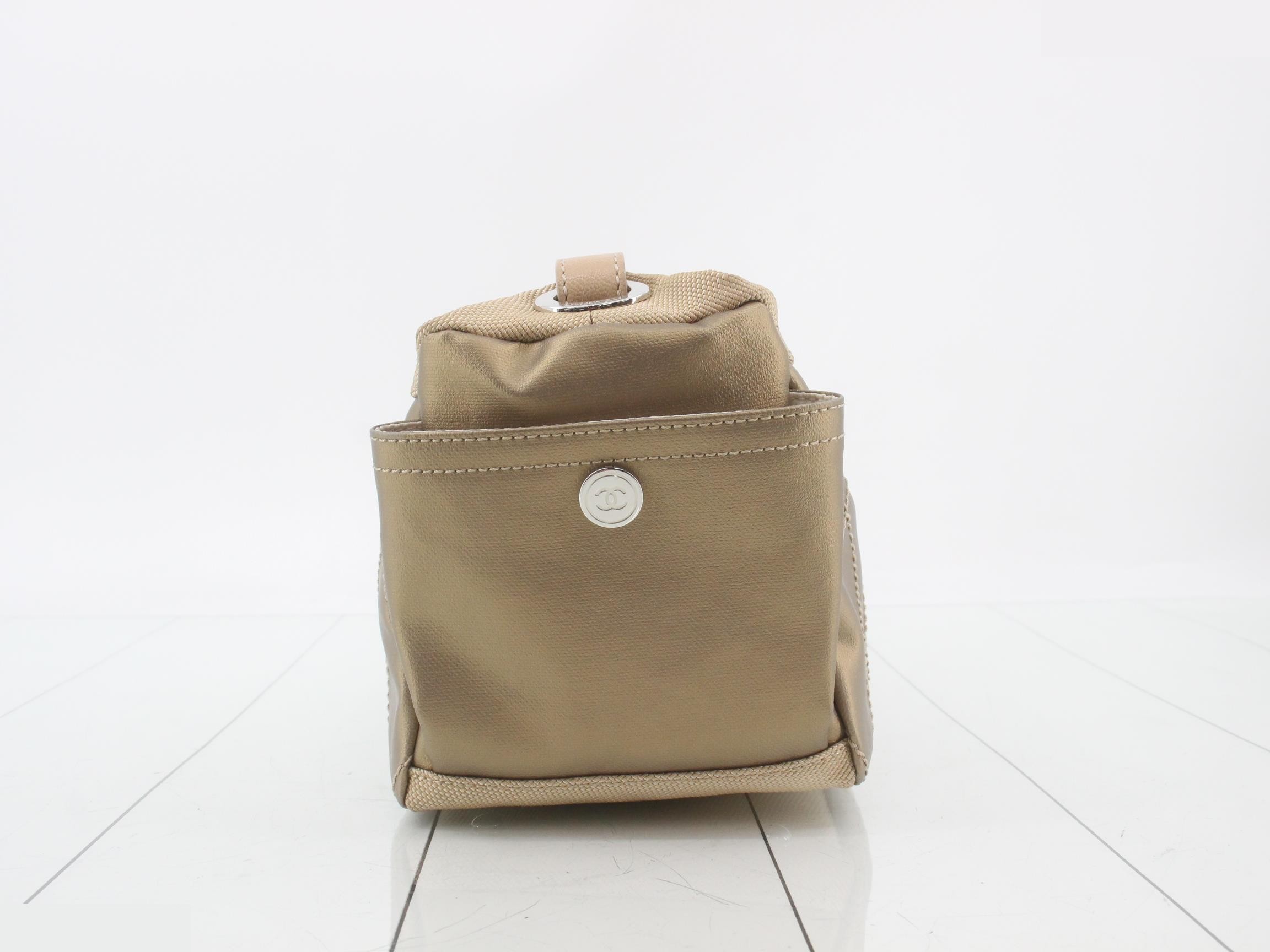 Paris Biarritz Embossed Leather Gold — view 3