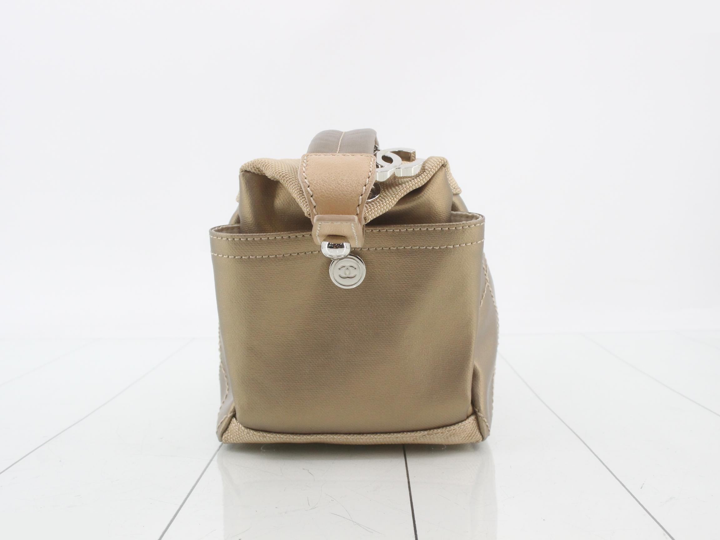 Paris Biarritz Embossed Leather Gold — view 4