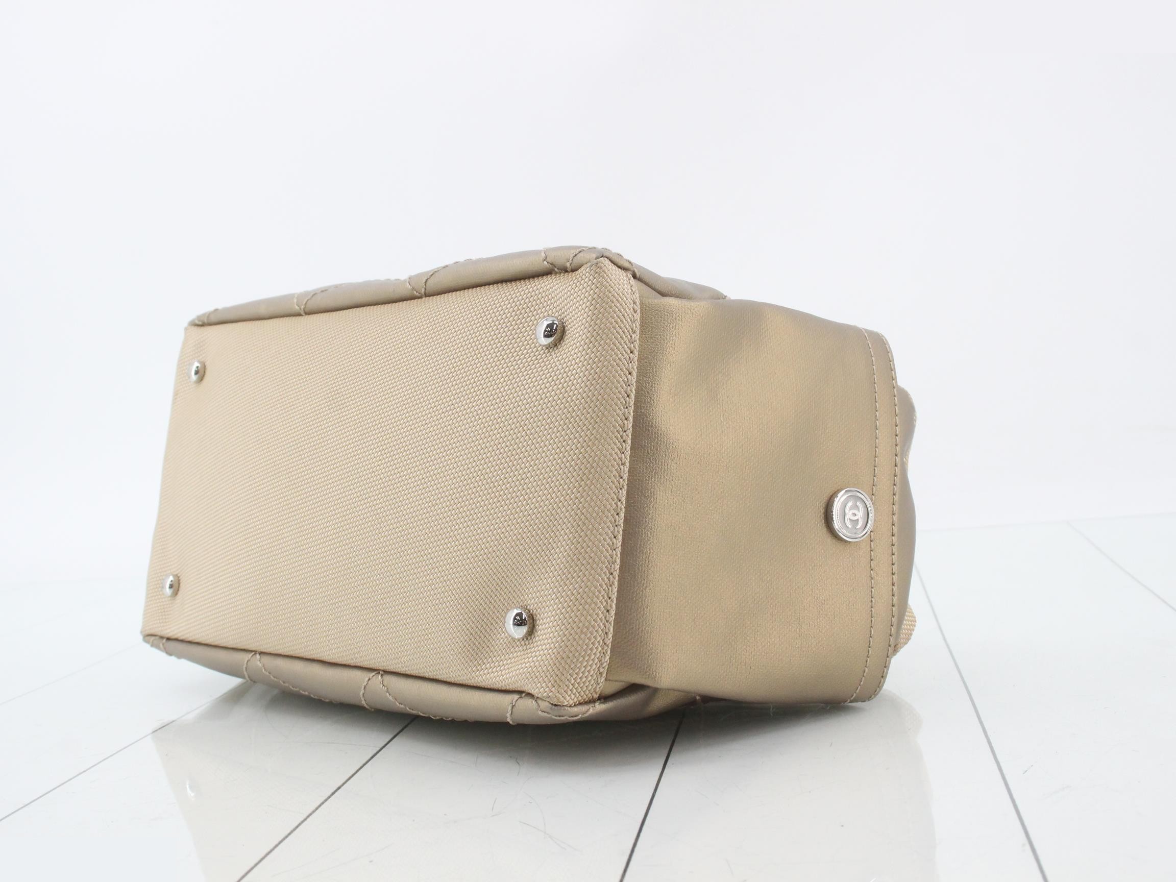 Paris Biarritz Embossed Leather Gold — view 6