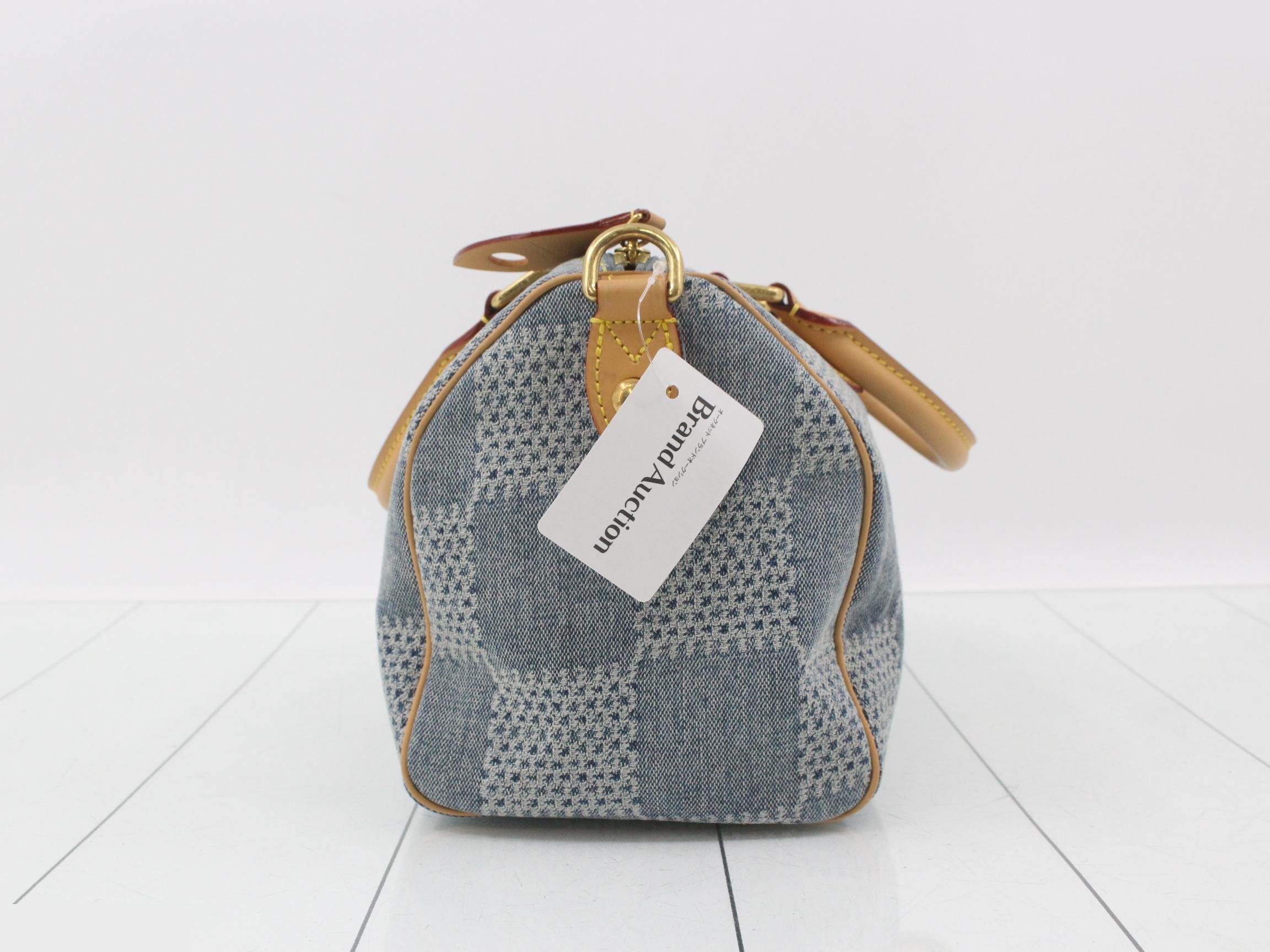 Damier denim Speedy Bandoulière 25 2-way handbag — view 4