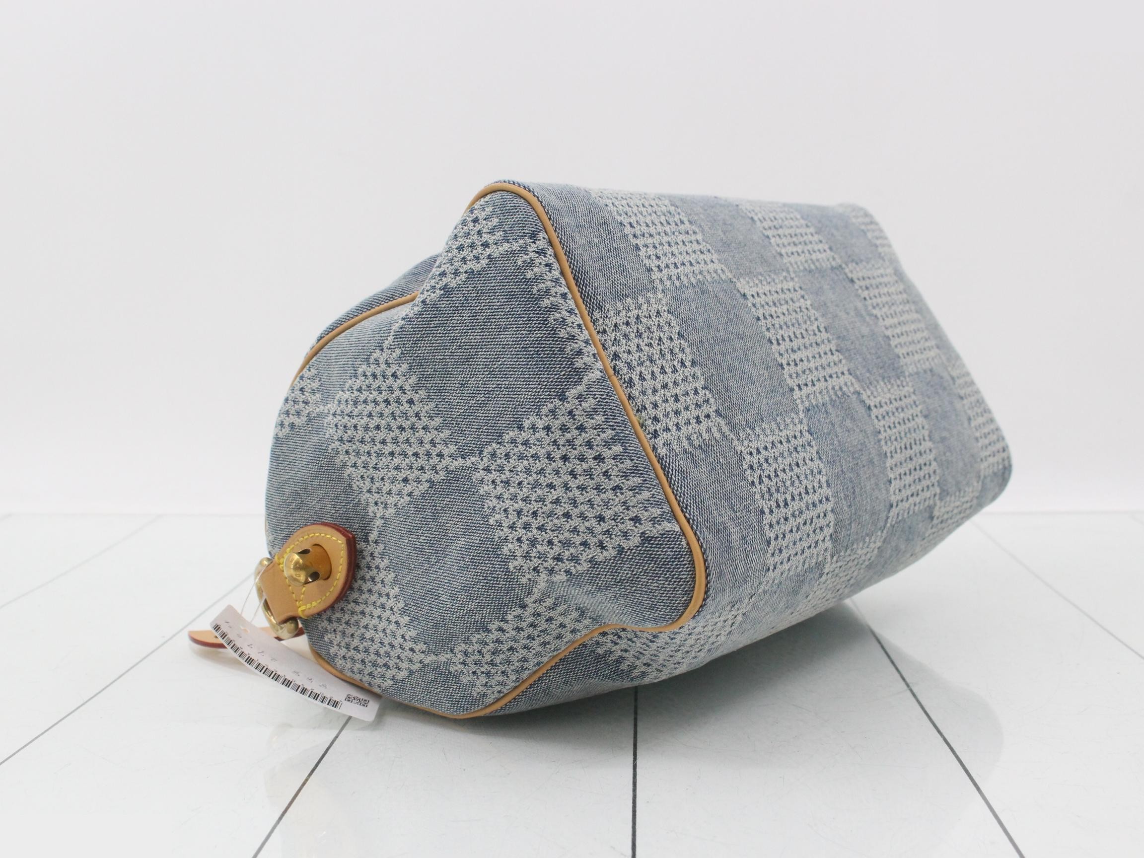 Damier denim Speedy Bandoulière 25 2-way handbag — view 5