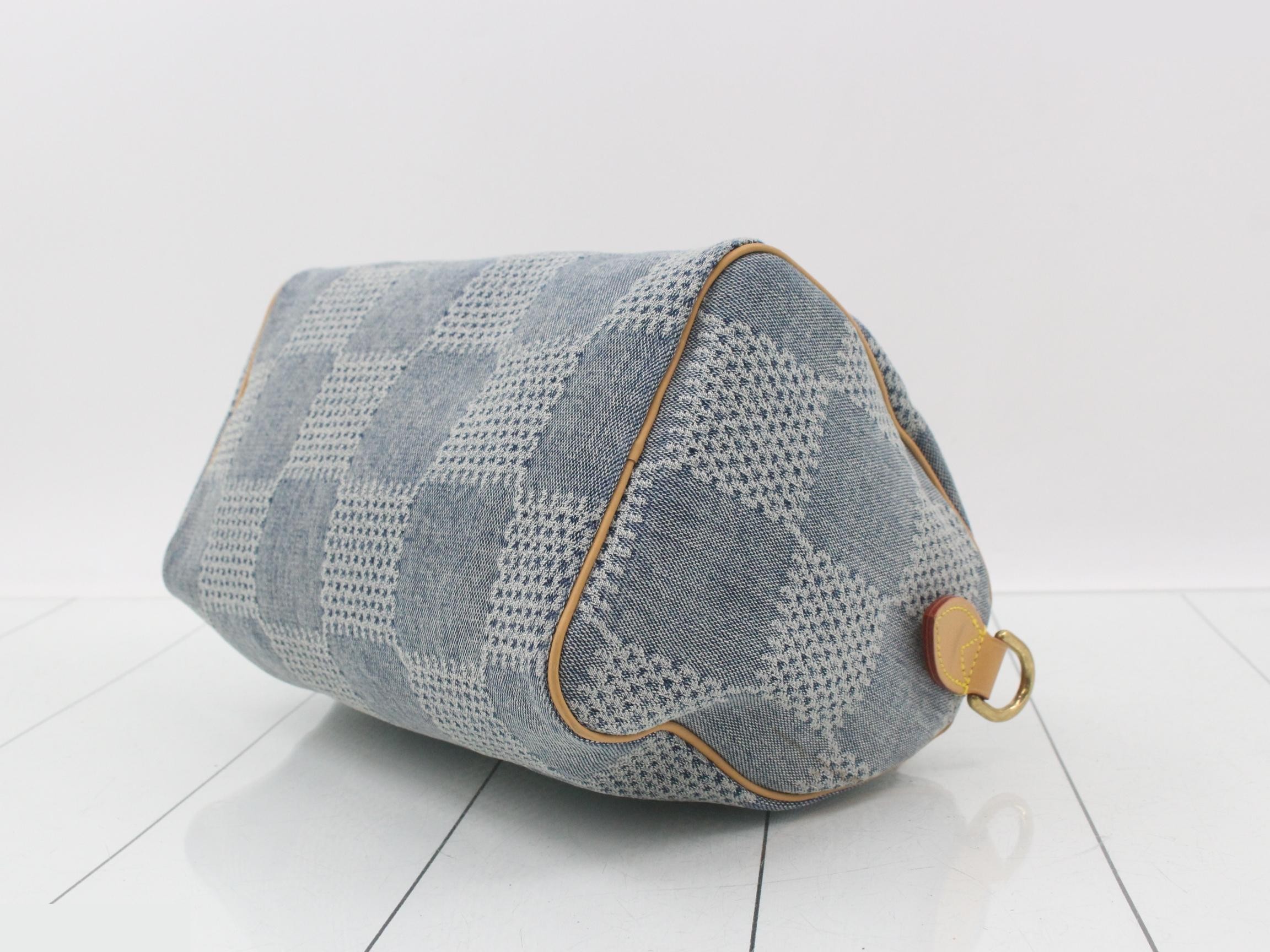 Damier denim Speedy Bandoulière 25 2-way handbag — view 6