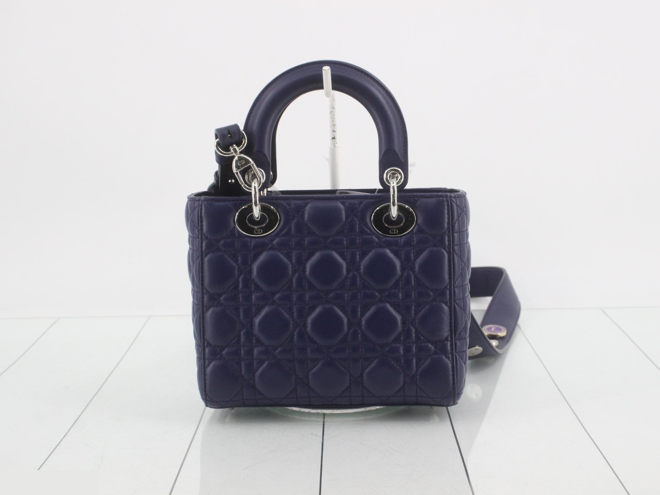 Lady Dior Cannage Lamb 2-Way Shoulder/Handbag — view 2