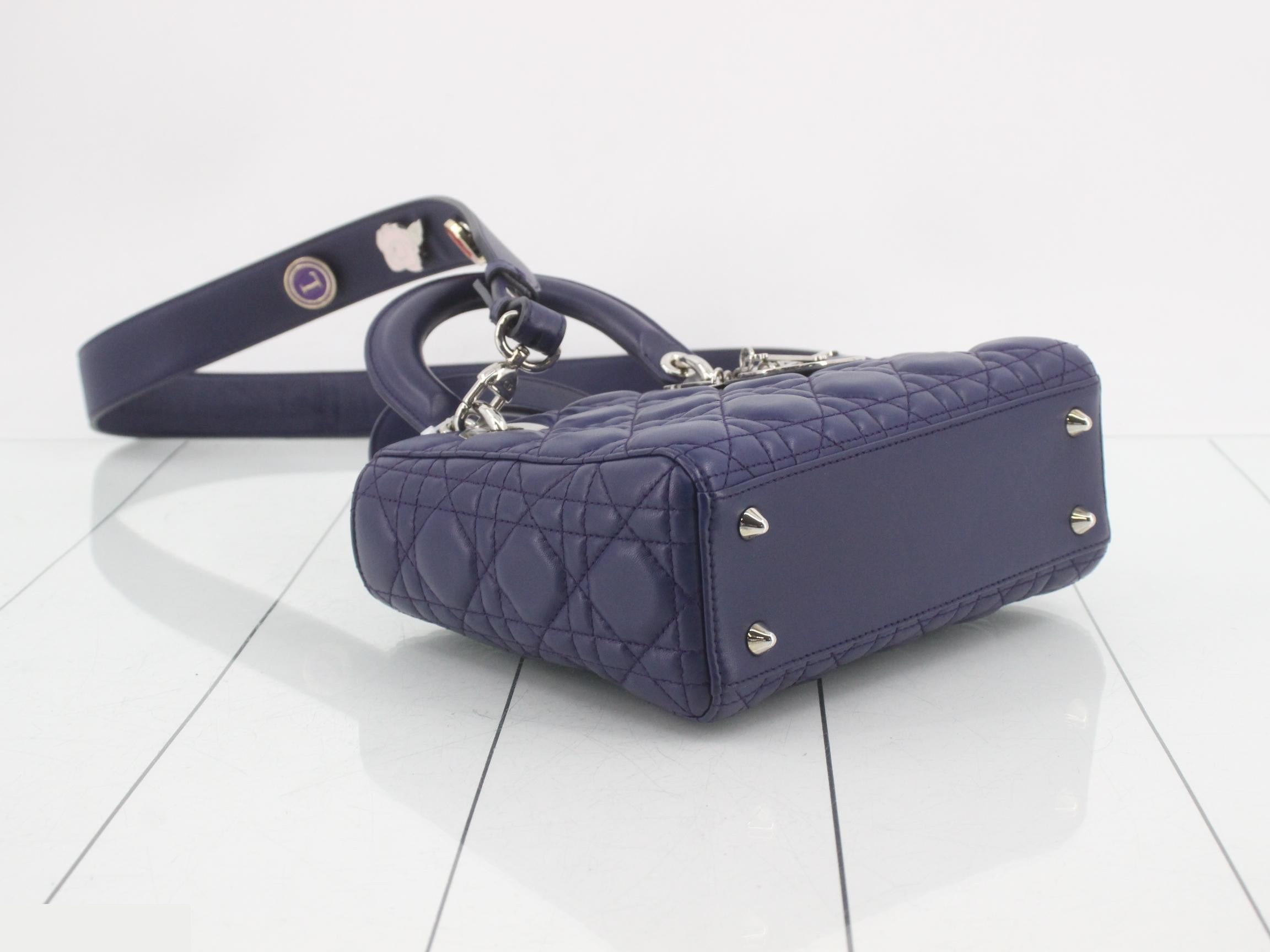 Lady Dior Cannage Lamb 2-Way Shoulder/Handbag — view 5