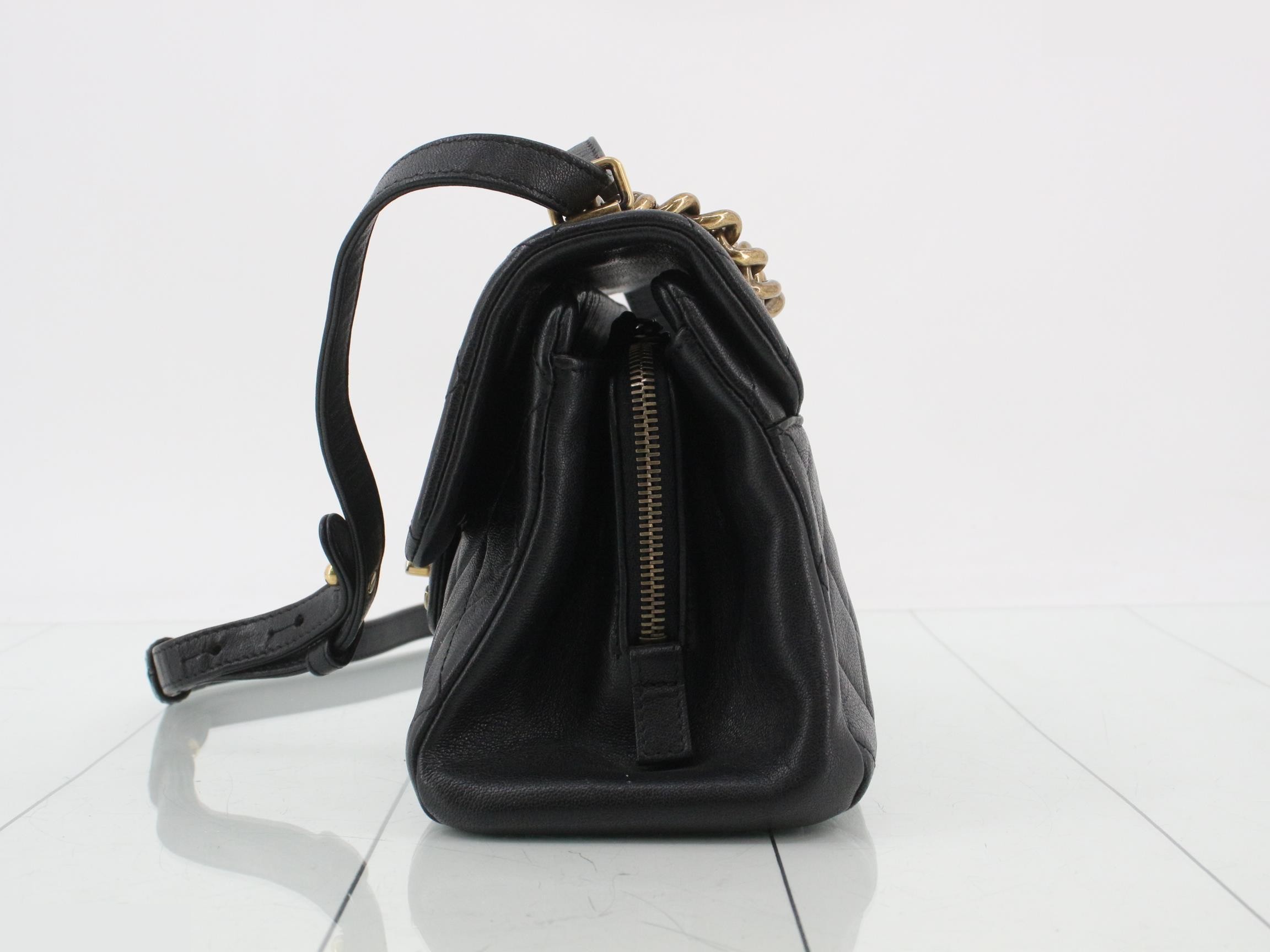 Leather Coco Mark 2-Way Chain Handbag — view 3